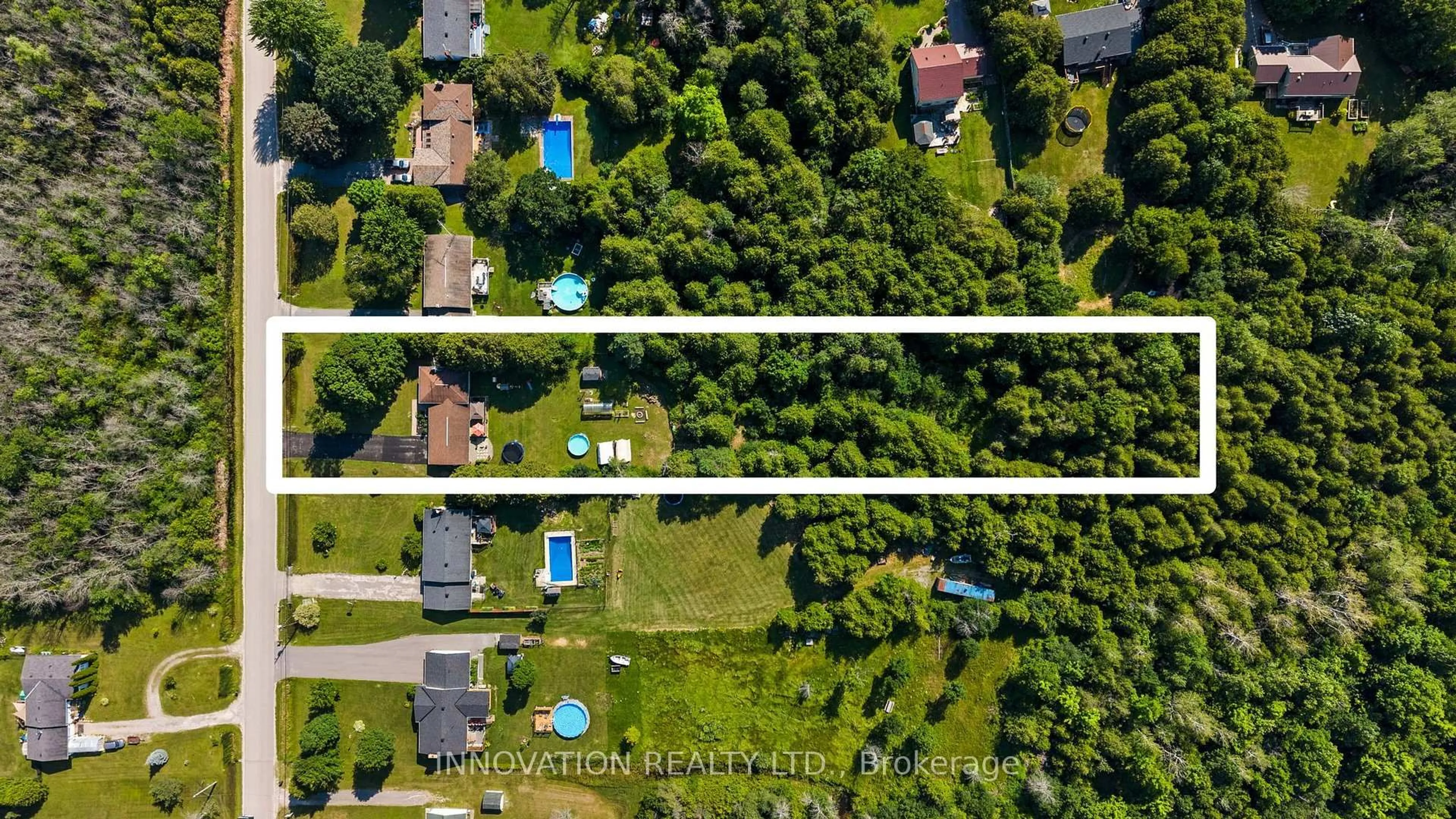 A pic from outside/outdoor area/front of a property/back of a property/a pic from drone, street for 658 Kitley 3 Line, Elizabethtown-Kitley Ontario K0G 1G0