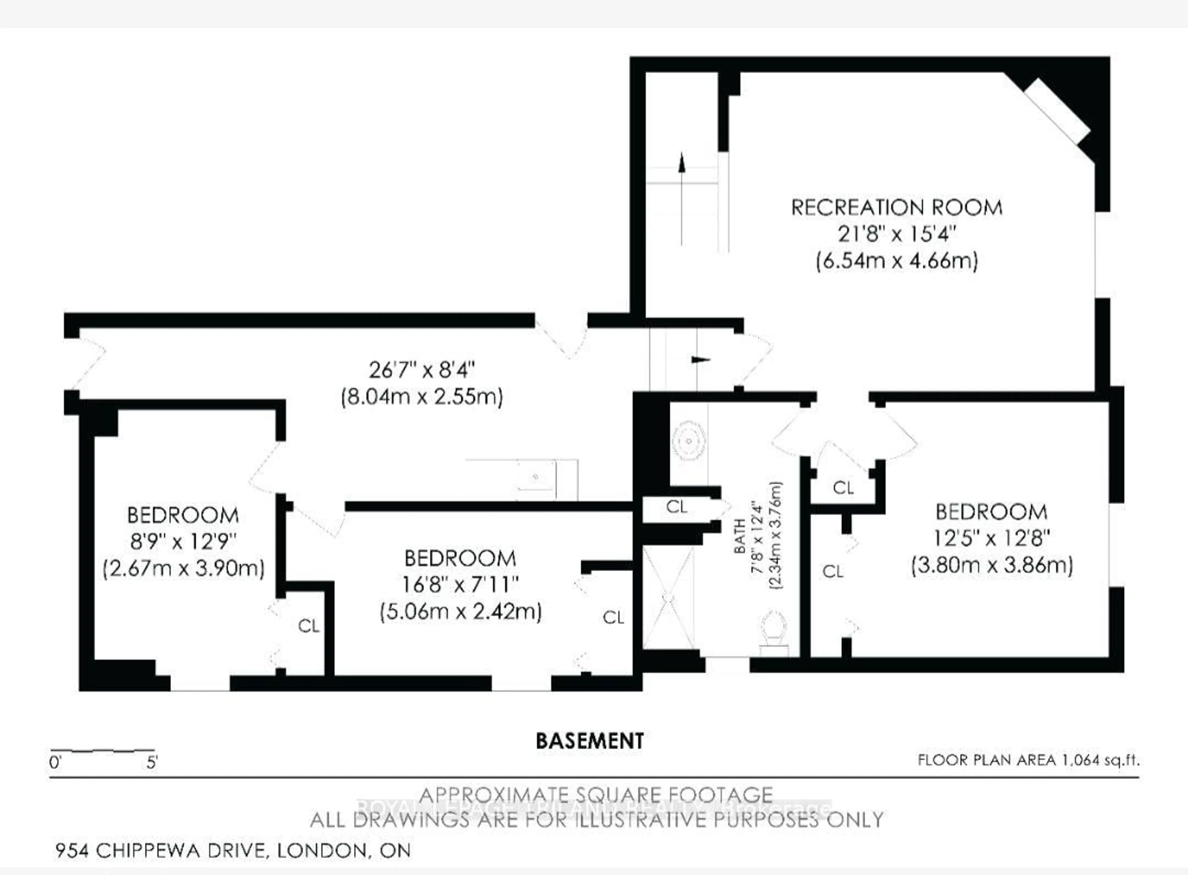 Floor plan for 954 Chippewa Dr, London East Ontario N5V 4G8