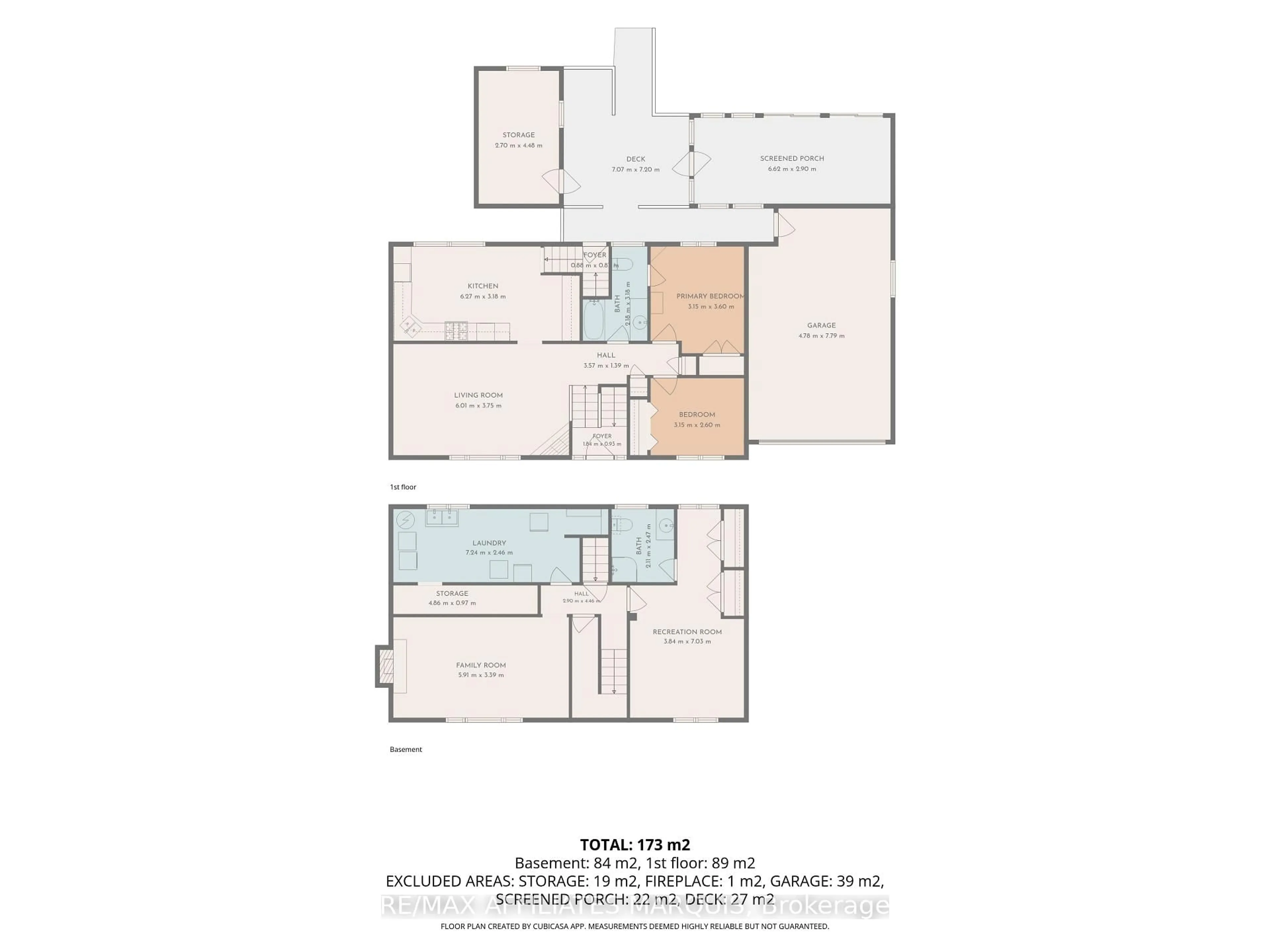 Floor plan for 57 Golf Club Rd, Rideau Lakes Ontario K7A 4S5