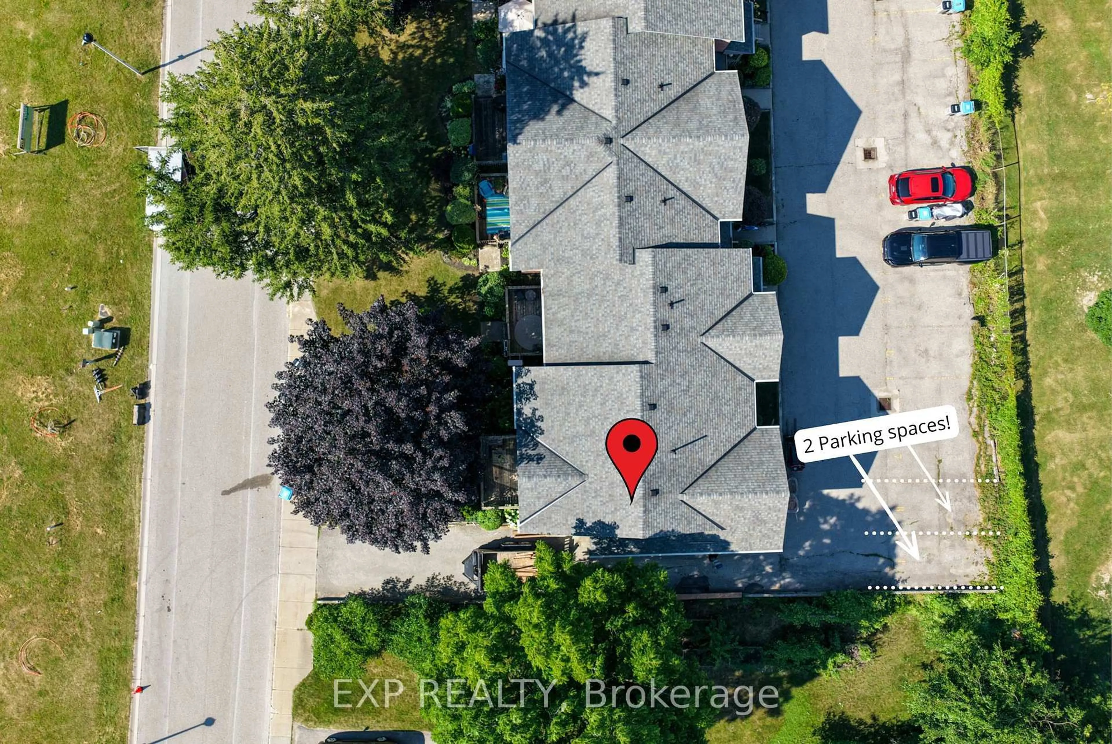 A pic from outside/outdoor area/front of a property/back of a property/a pic from drone, street for 18 Sauble River Rd #8, Lambton Shores Ontario N0M 1T0