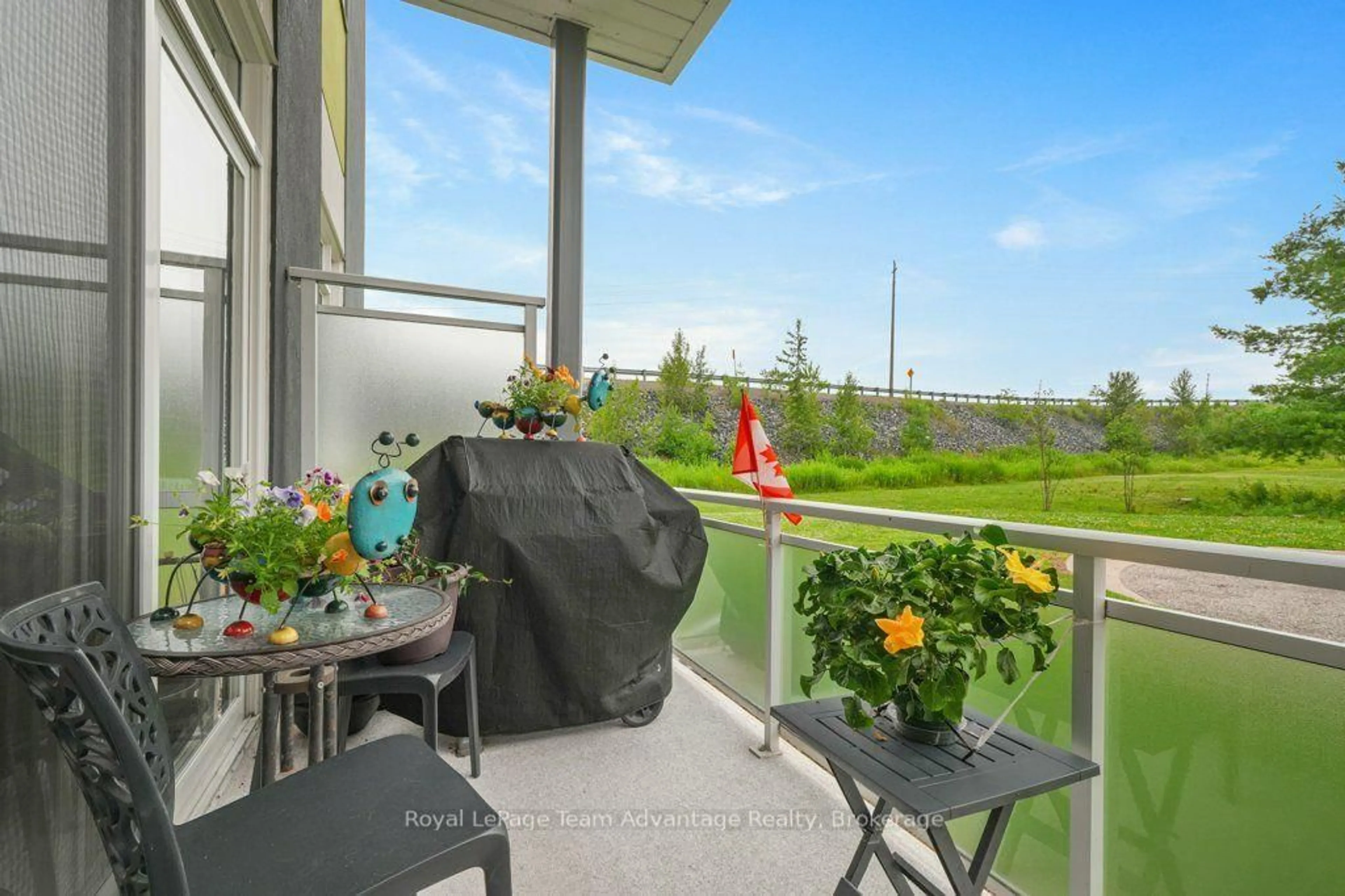 Patio, water/lake/river/ocean view for 20D Silver Birch Crt #104, Parry Sound Ontario P2A 0A7