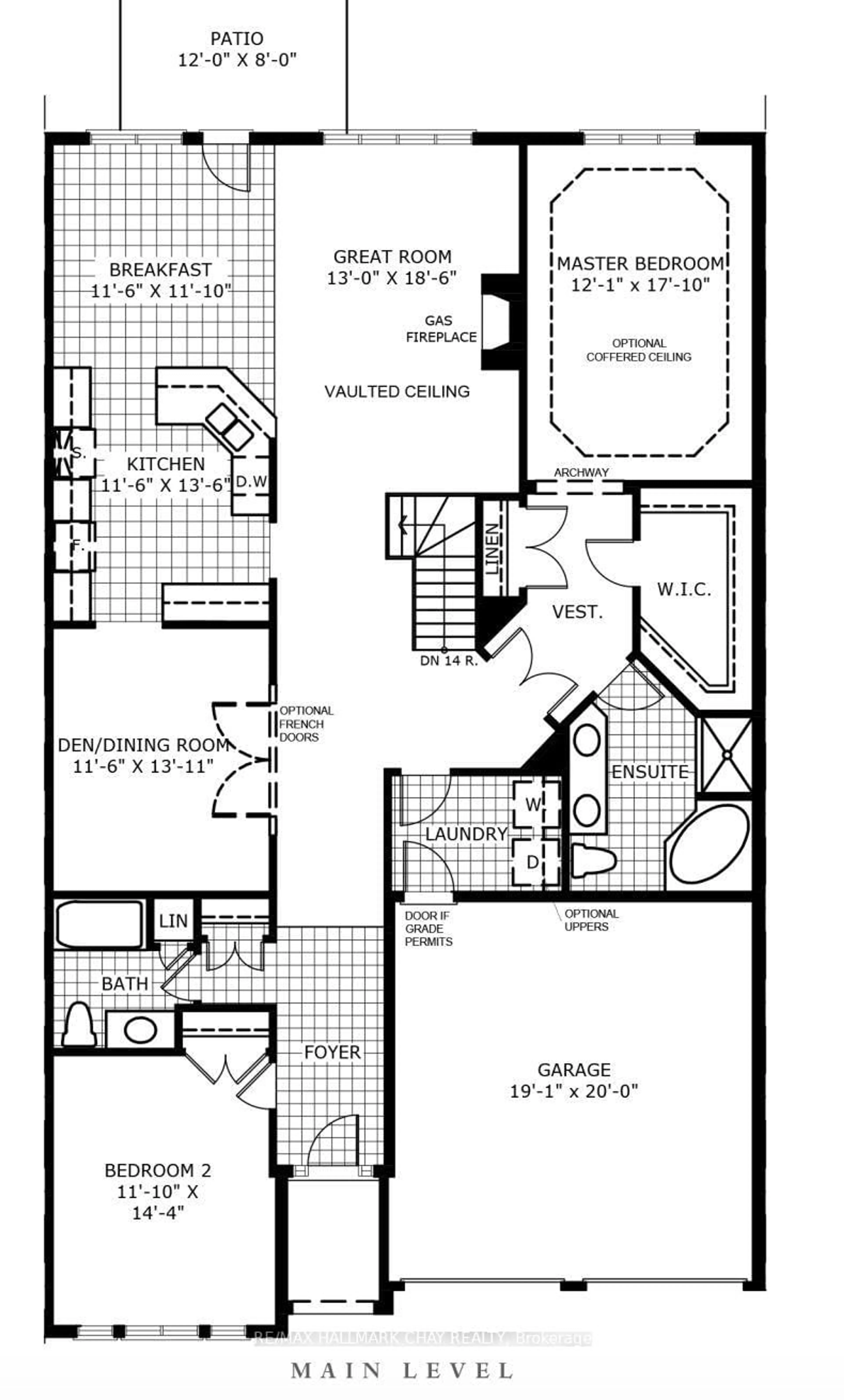 Floor plan for 11 Leeds Crt, Bracebridge Ontario P1L 0B7