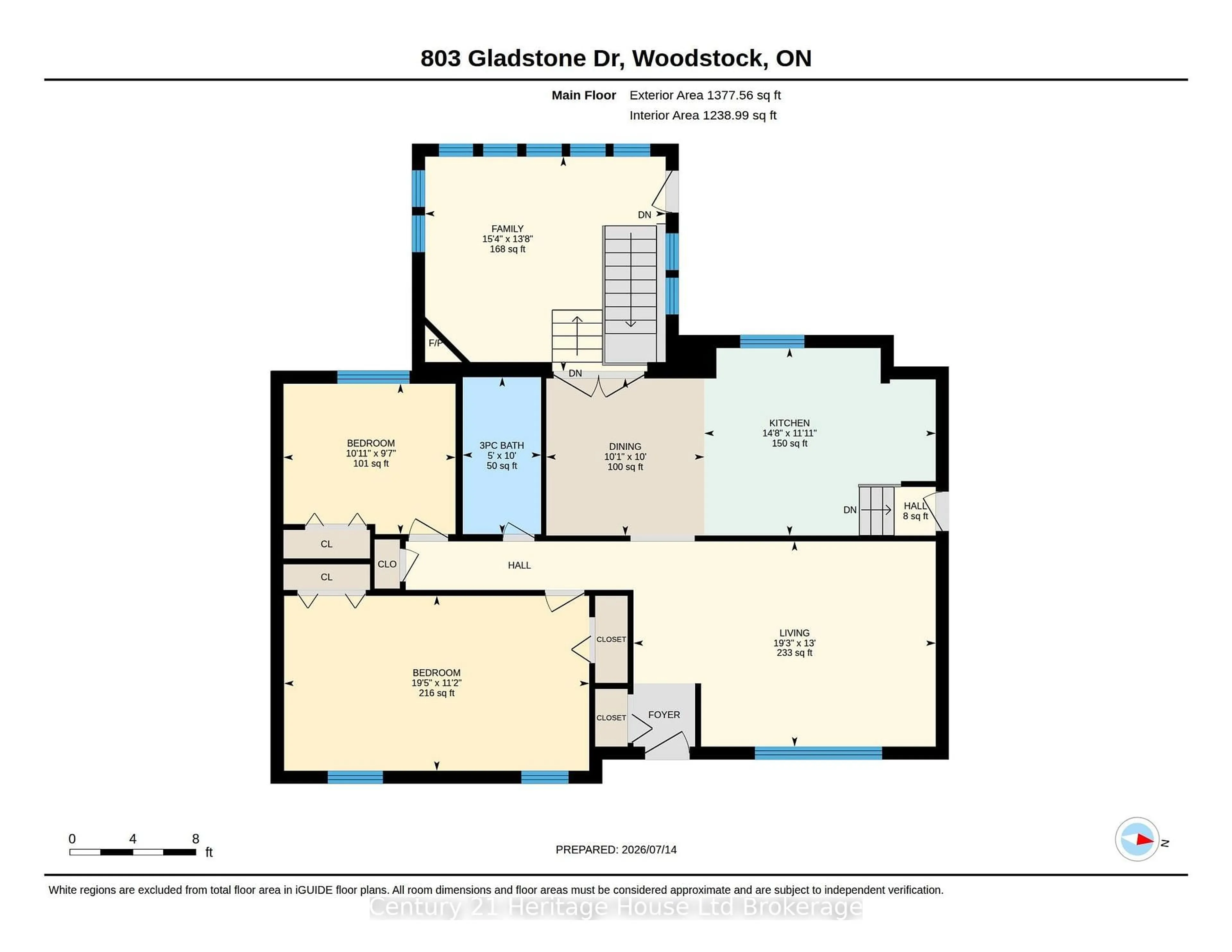 Floor plan for 803 Gladstone Dr, Woodstock Ontario N4S 5T3