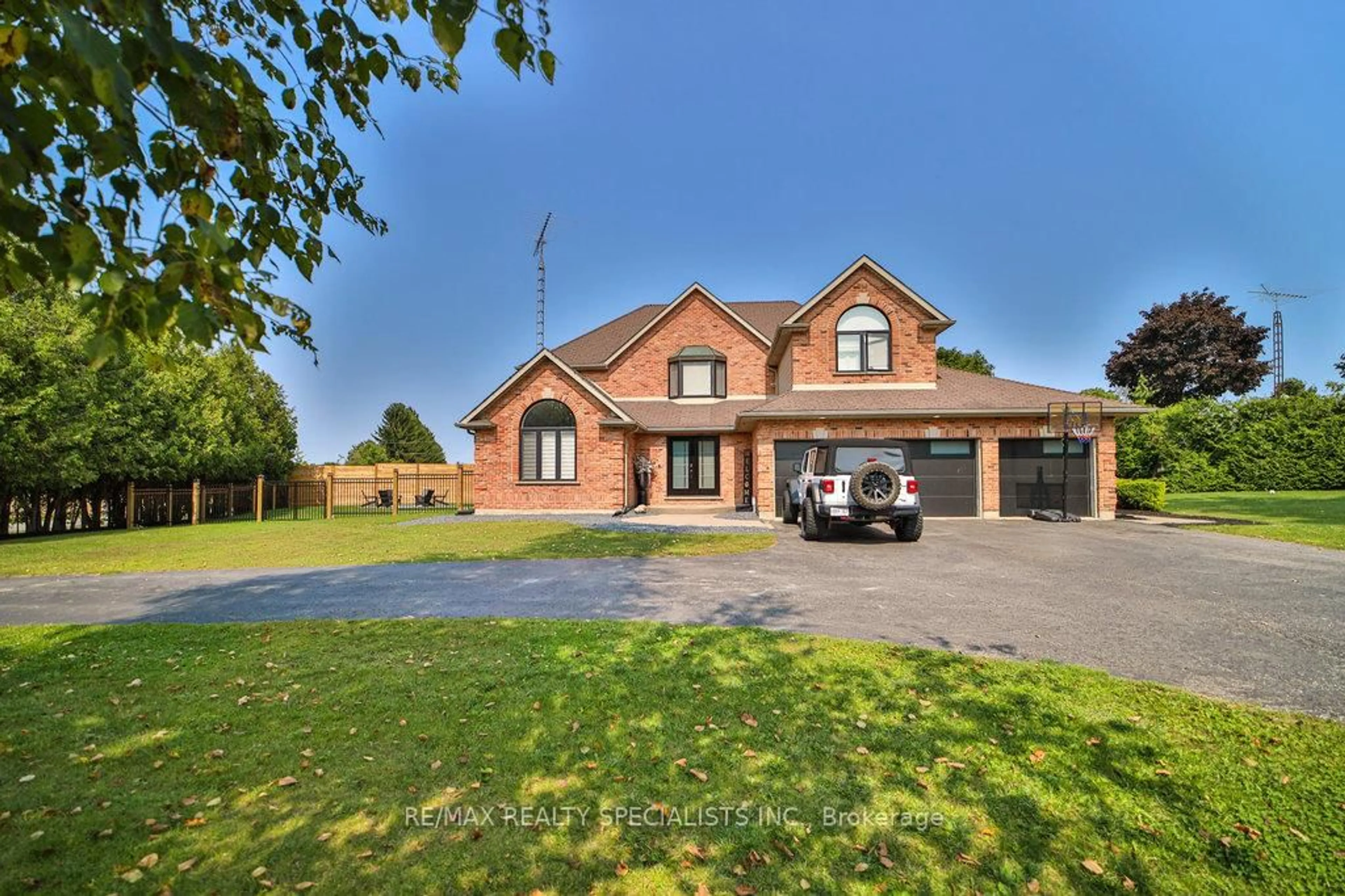 Home with brick exterior material, street for 1467 Norfolk County 19 Rd, Norfolk Ontario N0E 1V0