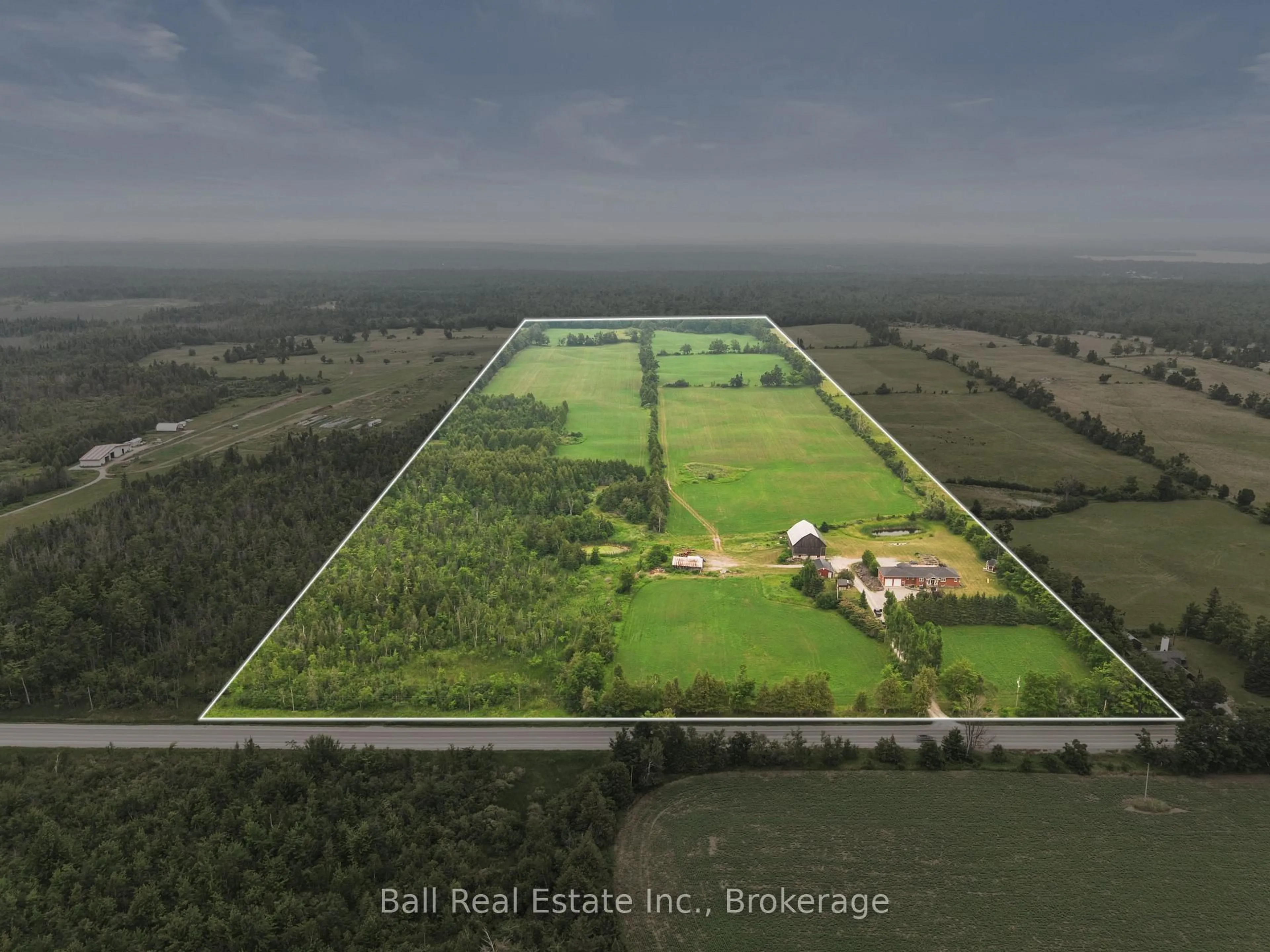 A pic from outside/outdoor area/front of a property/back of a property/a pic from drone, building for 380 County Road 49, Trent Lakes Ontario K0M 1A0