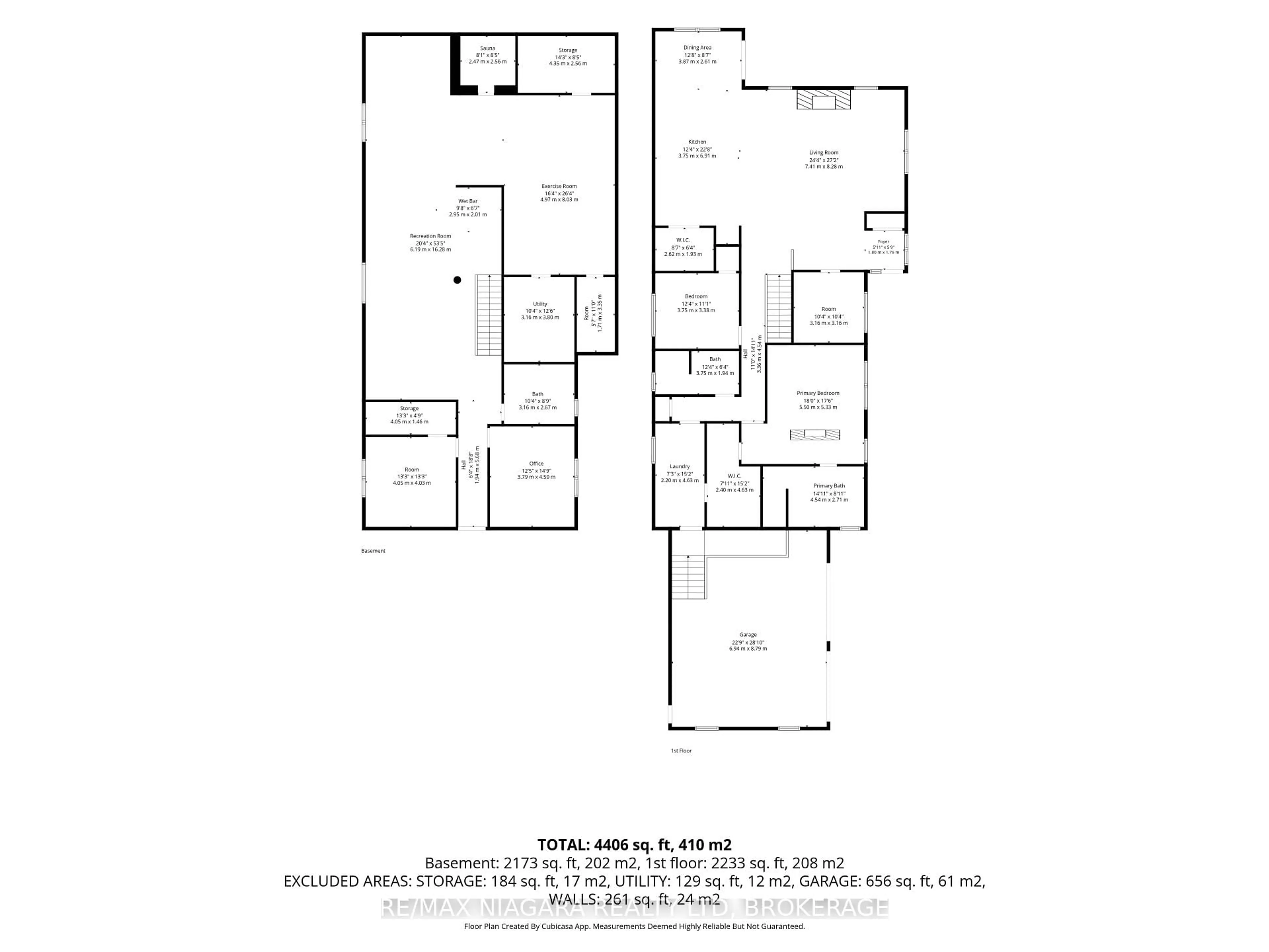 Floor plan for 1519 MERRITTVILLE, Thorold Ontario L3B 5N5