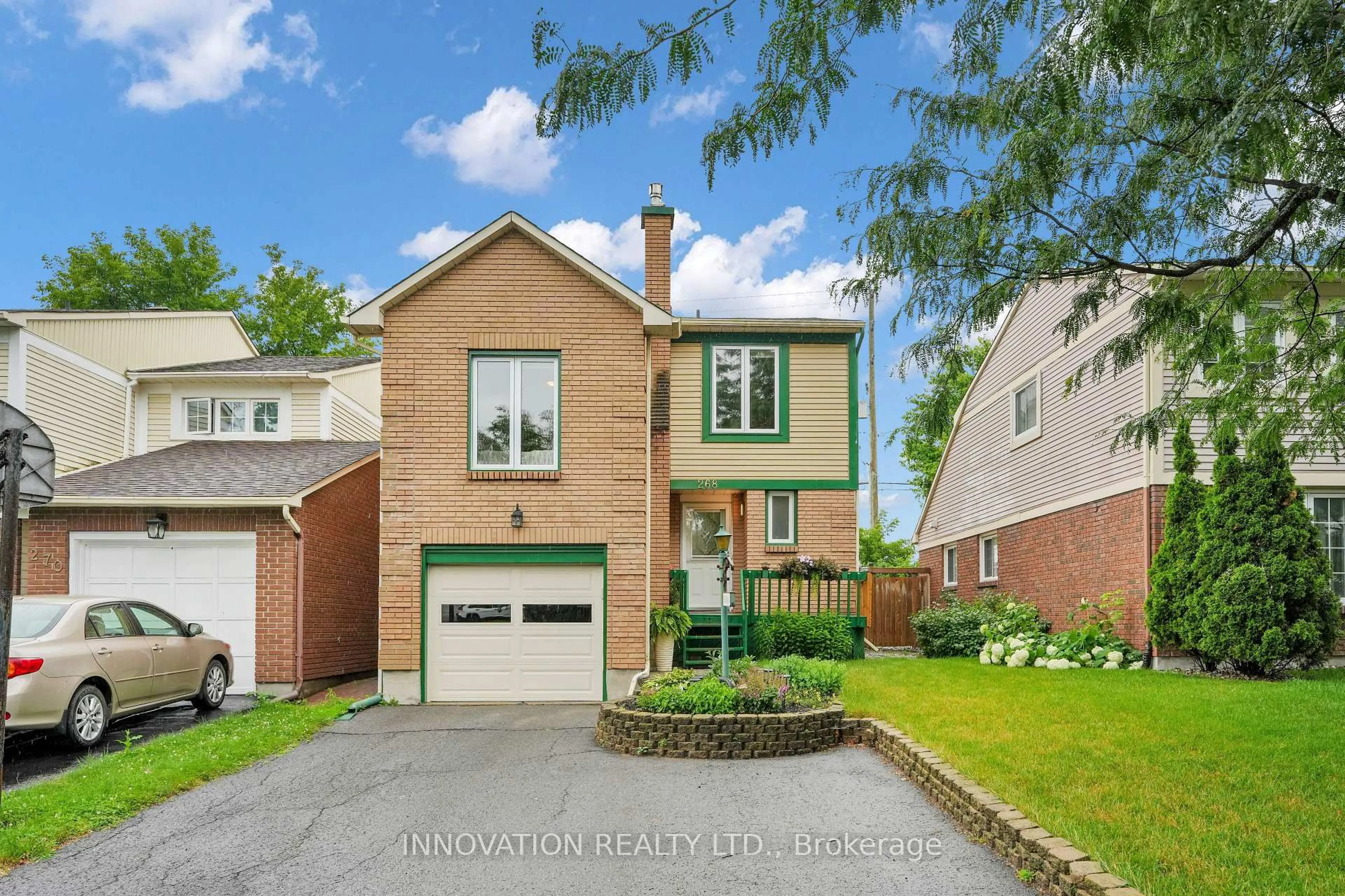 Home with brick exterior material, street for 268 Equestrian Dr, Kanata Ontario K2M 1C5