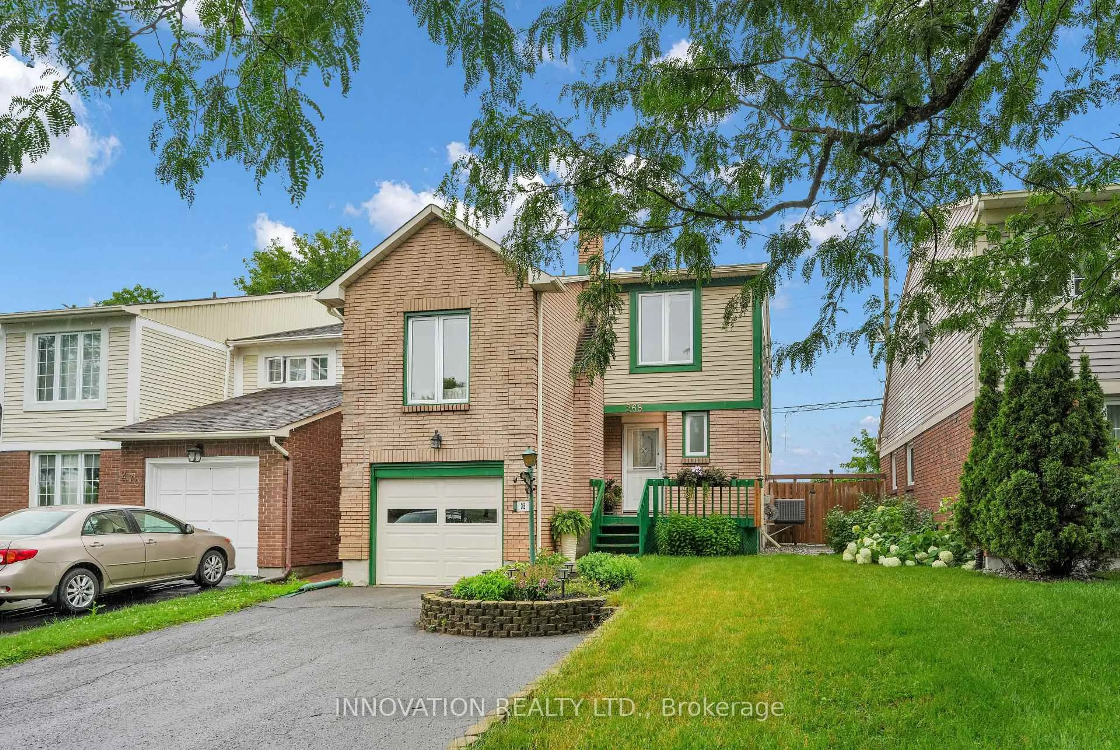 Home with brick exterior material, street for 268 Equestrian Dr, Kanata Ontario K2M 1C5