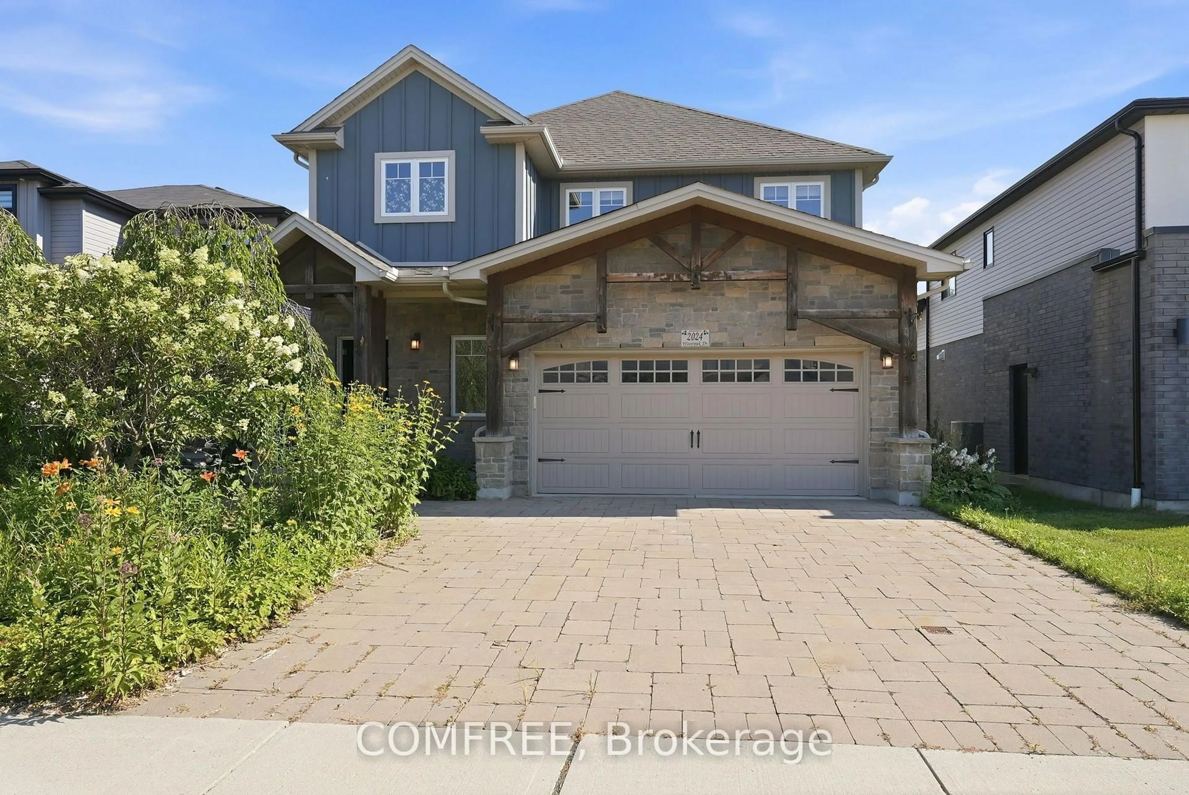 Home with brick exterior material, street for 2024 Wateroak Dr, London North Ontario N6G 0M6