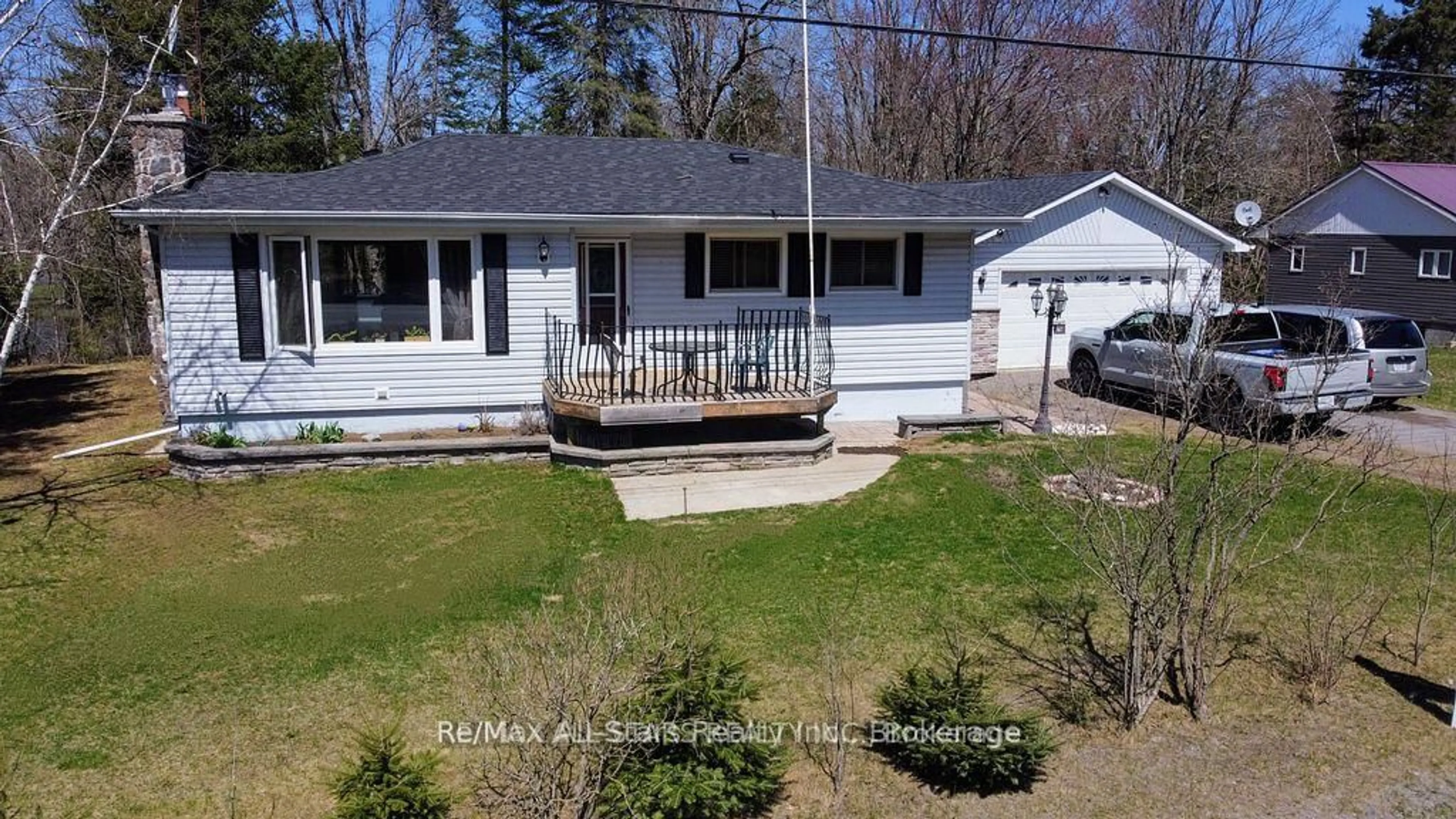 A pic from outside/outdoor area/front of a property/back of a property/a pic from drone, street for 161 McFadden Rd, North Kawartha Ontario K0L 1A0