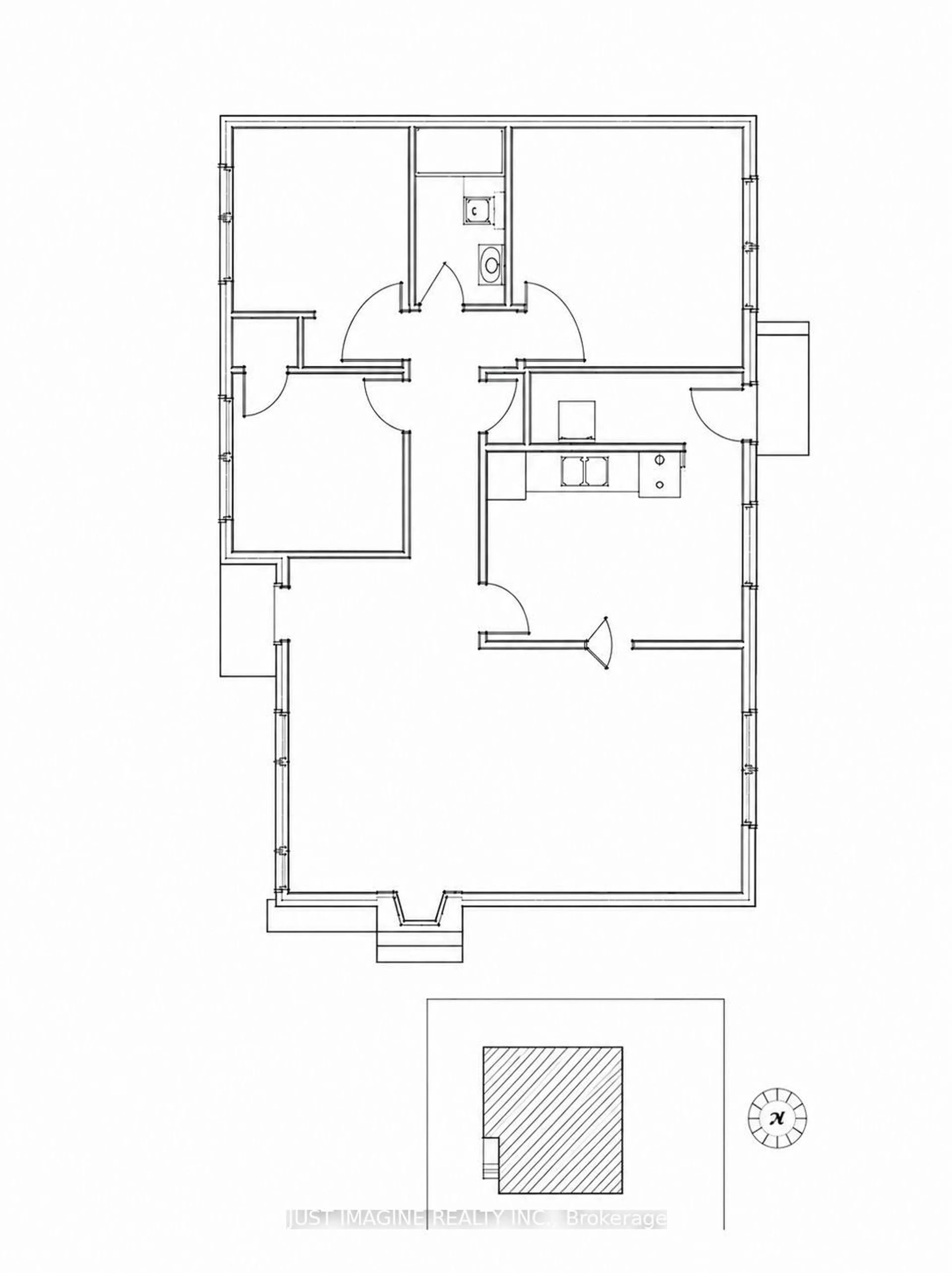 Floor plan for 2124 Knightsbridge Rd, Ottawa Ontario K2A 0R2