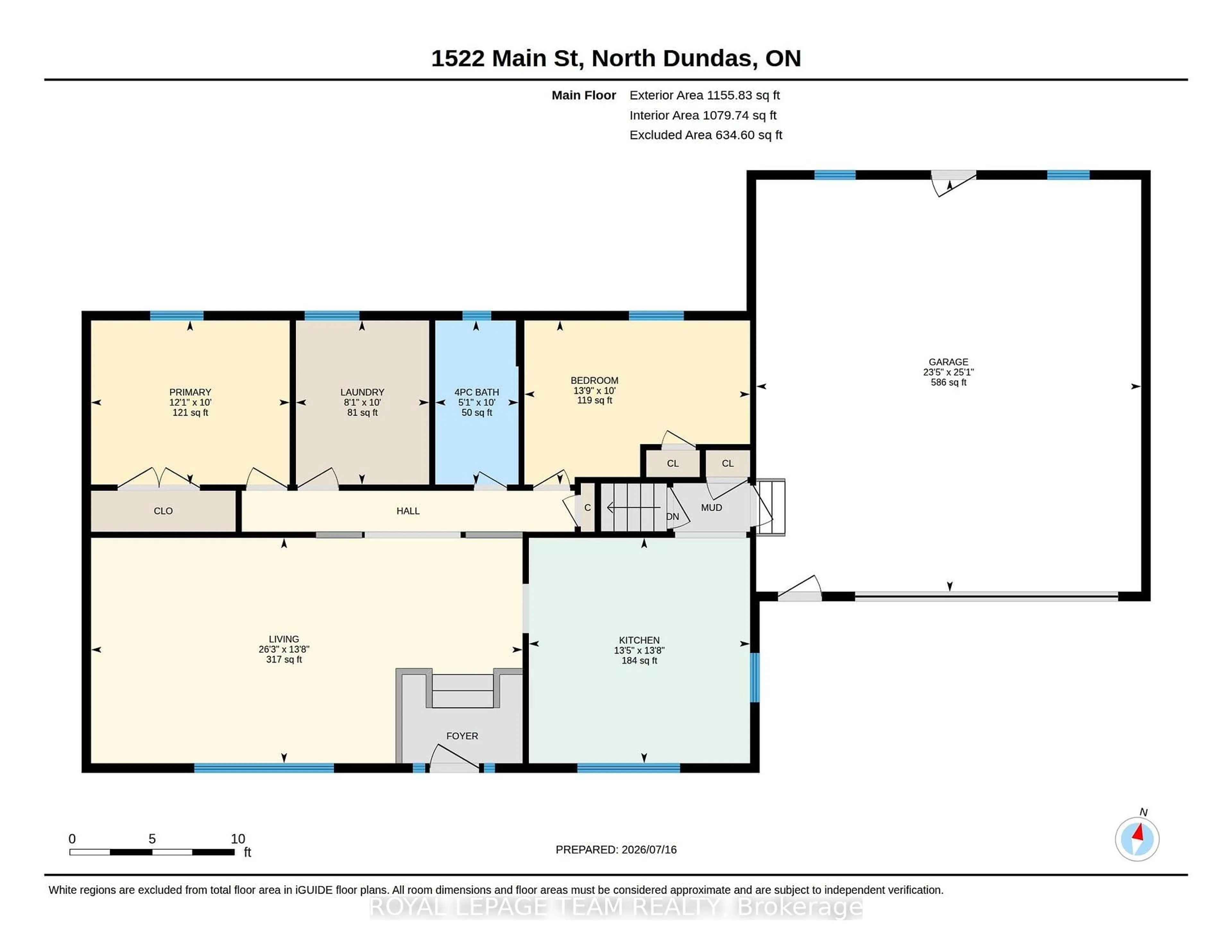 Floor plan for 12029 Main St, North Dundas Ontario K0C 2K0
