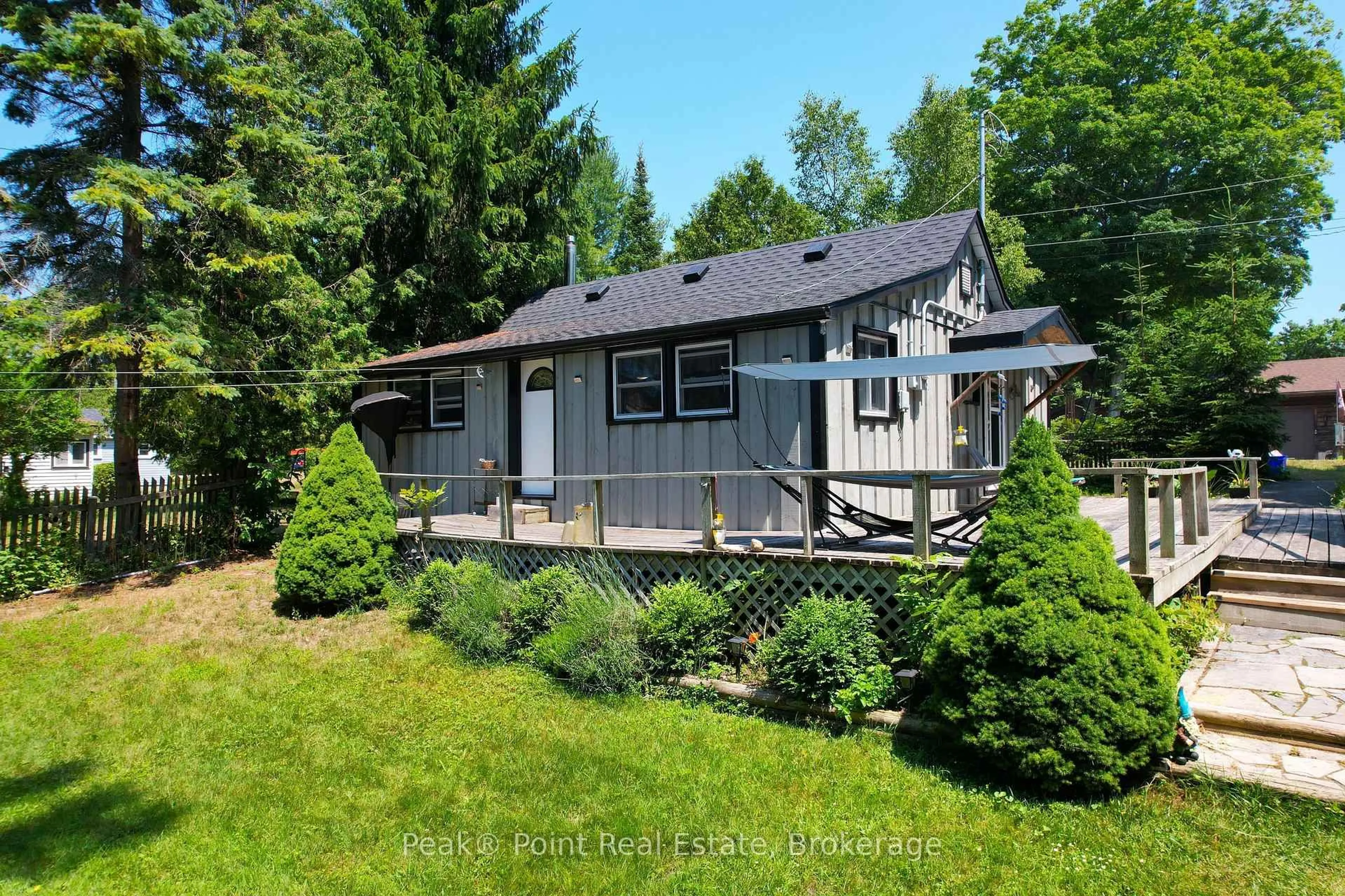A pic from outside/outdoor area/front of a property/back of a property/a pic from drone, unknown for 36 Barrie Ave, South Bruce Peninsula Ontario N0H 2G0