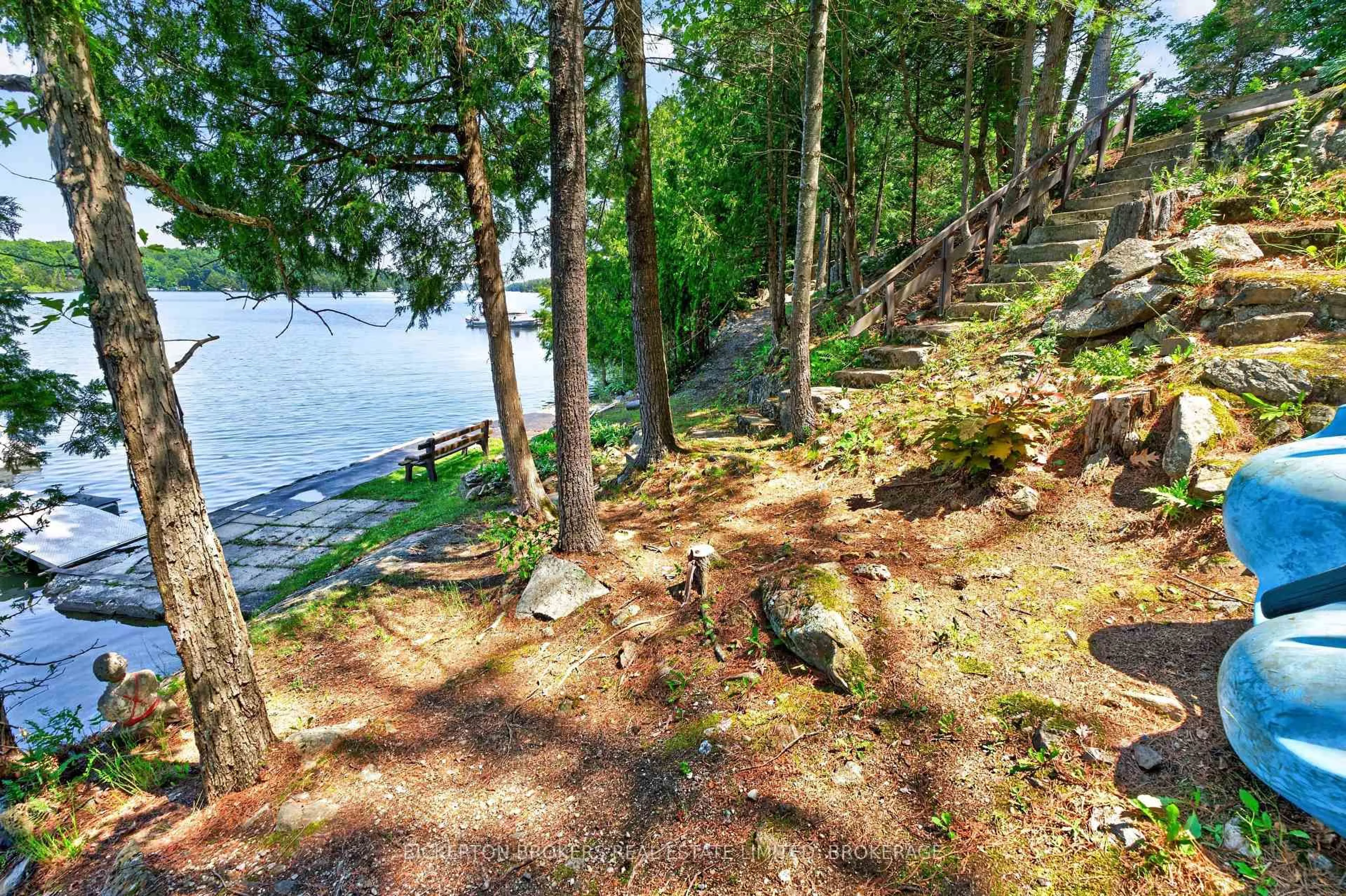 Patio, water/lake/river/ocean view for 468 Moorhead Lane, Leeds and the Thousand Islands Ontario K0E 1L0
