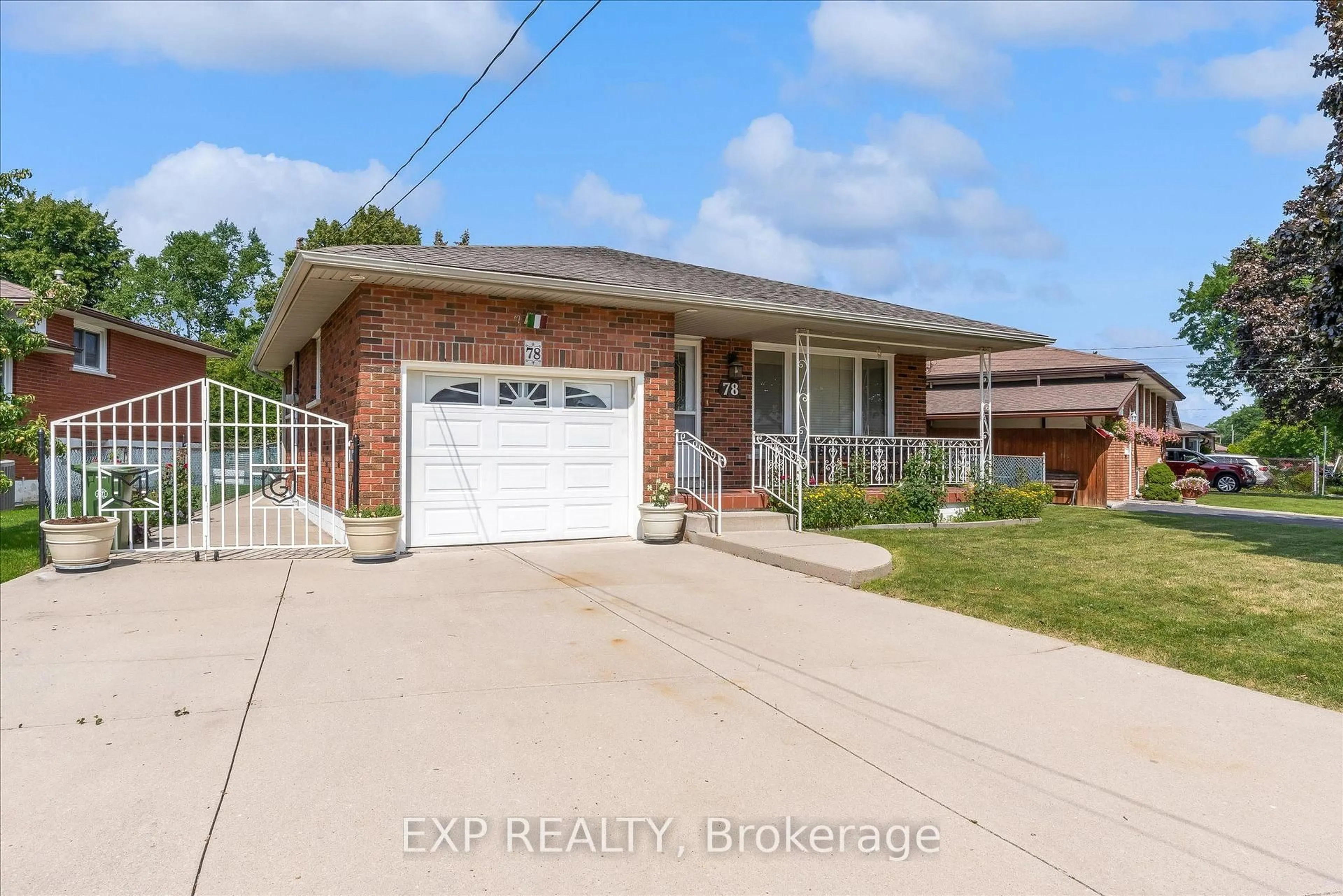 Home with brick exterior material, street for 78 Glen Valley Dr, Hamilton Ontario L8K 5W5