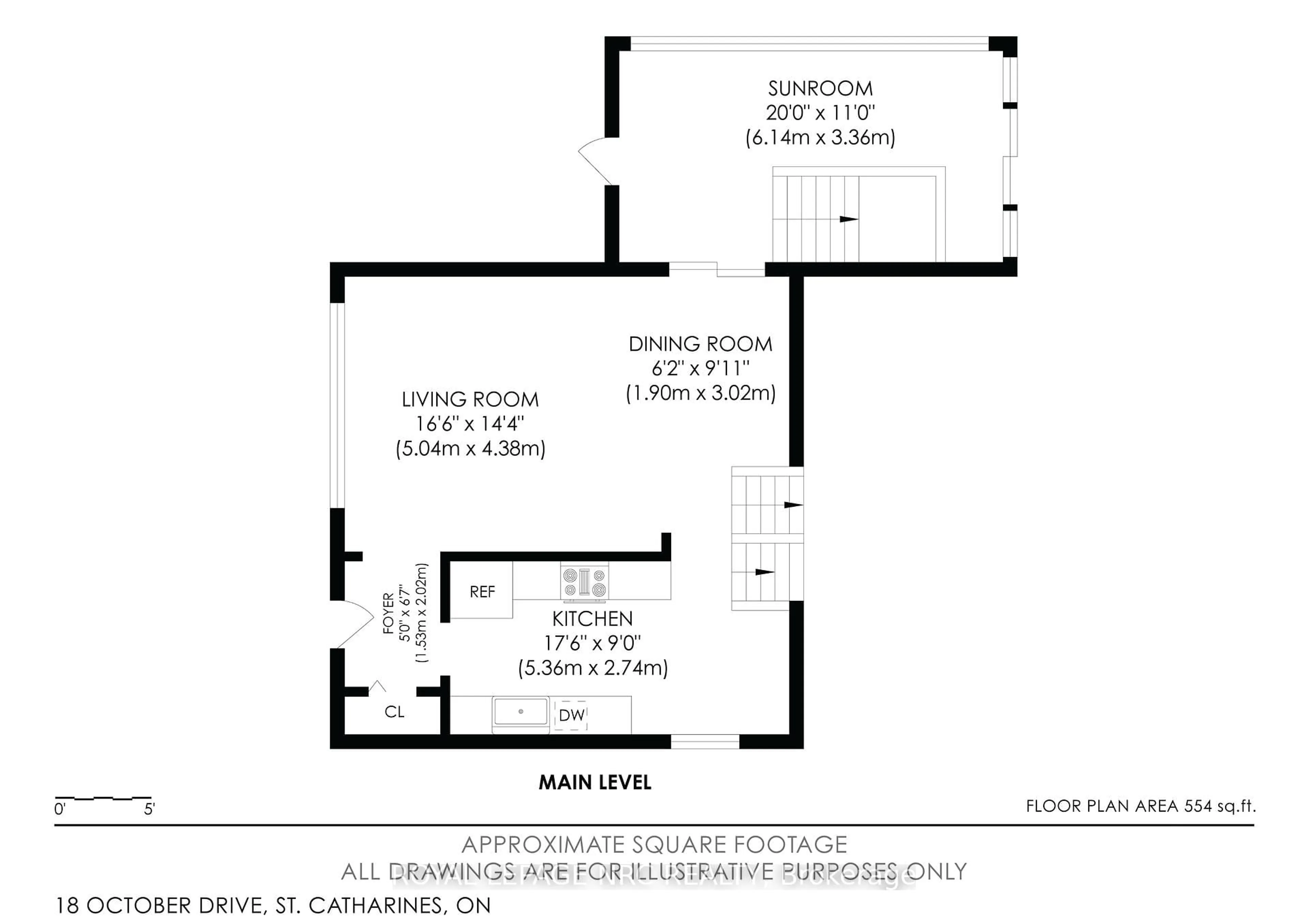Floor plan for 18 October Dr, St. Catharines Ontario L2N 6T2