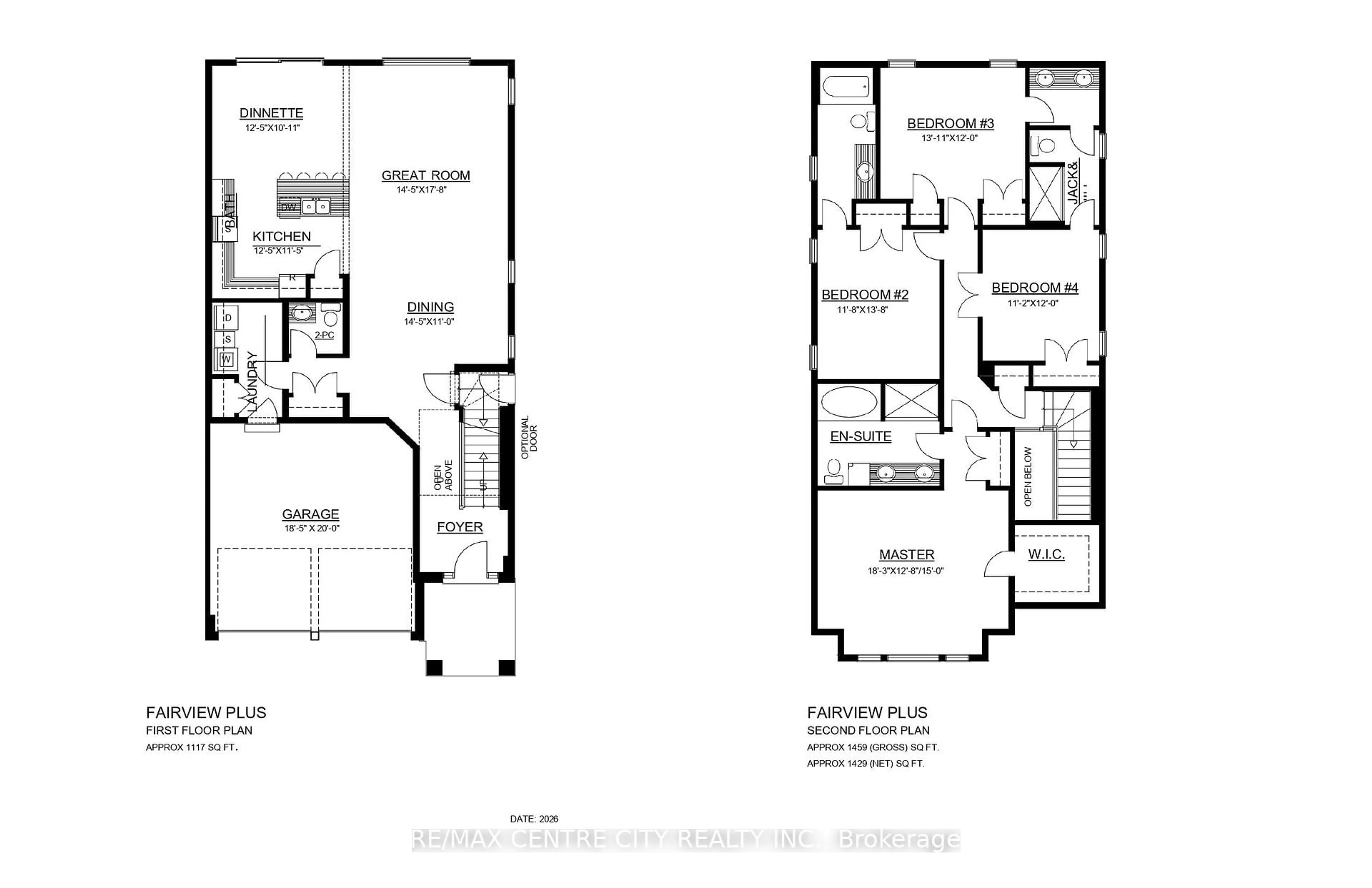 Floor plan for 1595 Noah Bend, London North Ontario N6G 5S1