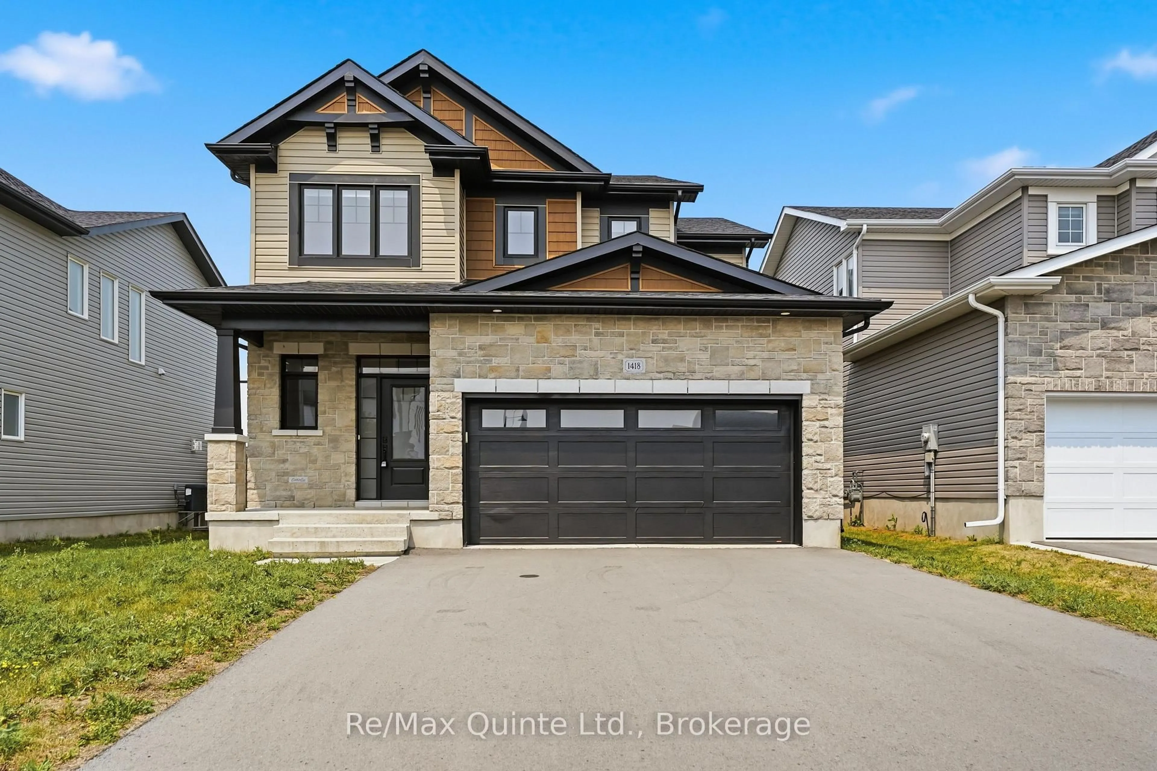 Home with brick exterior material, street for 1418 Tulip Dr, Kingston Ontario K7P 0S4