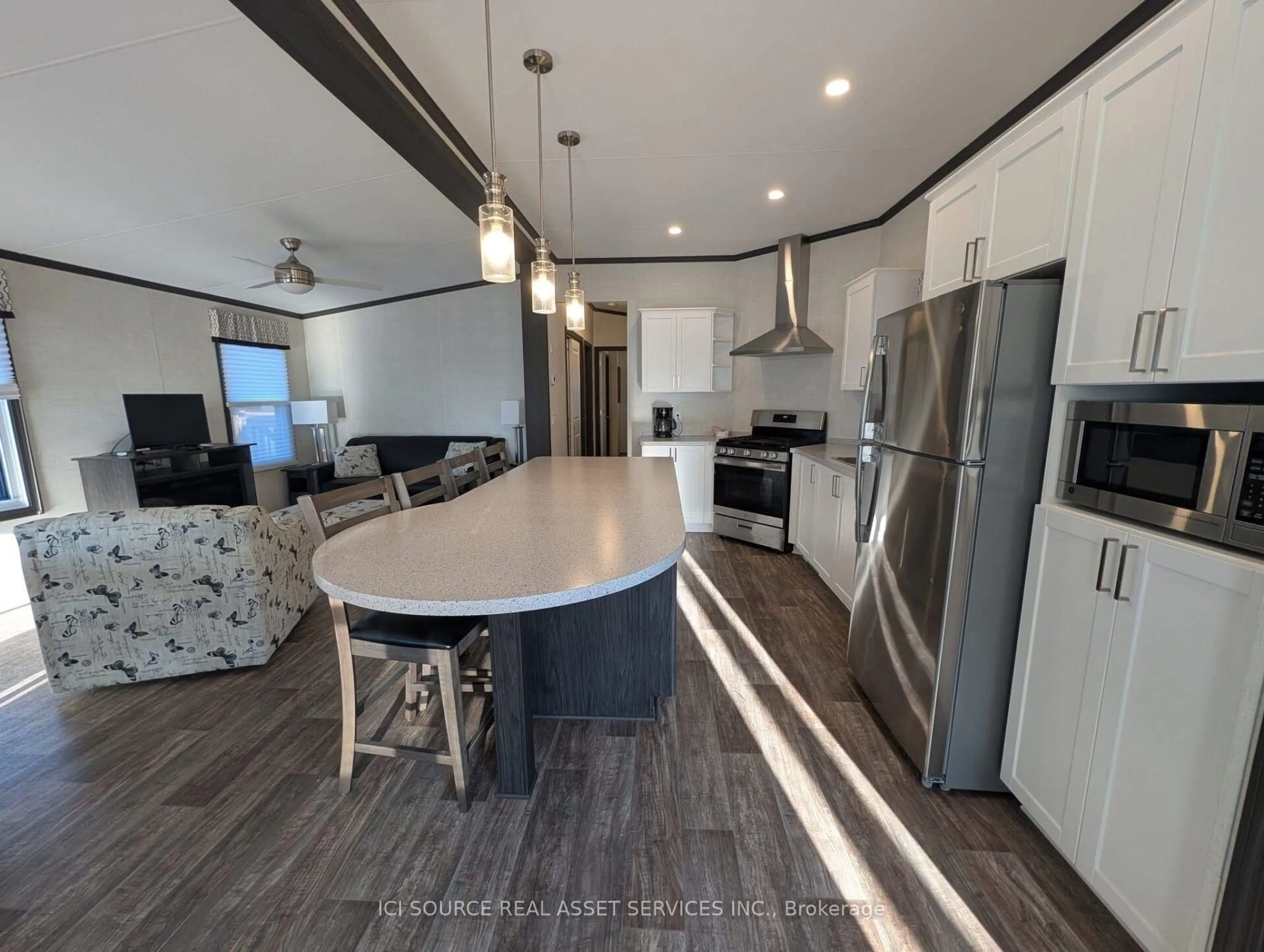 Open concept kitchen, unknown for 7100 County Rd 18 #SBR093, Alnwick/Haldimand Ontario K0K 2X0