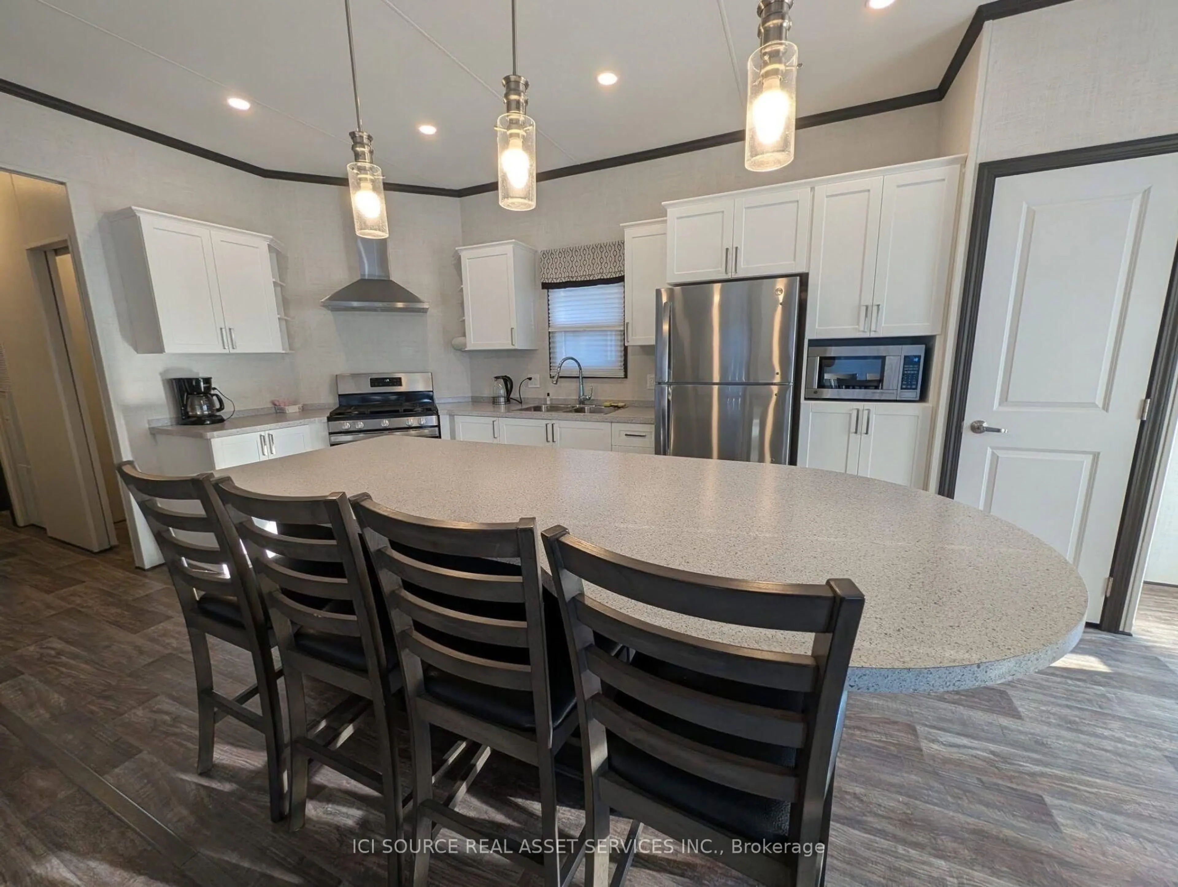 Open concept kitchen, ceramic/tile floor for 7100 County Rd 18 #SBR093, Alnwick/Haldimand Ontario K0K 2X0
