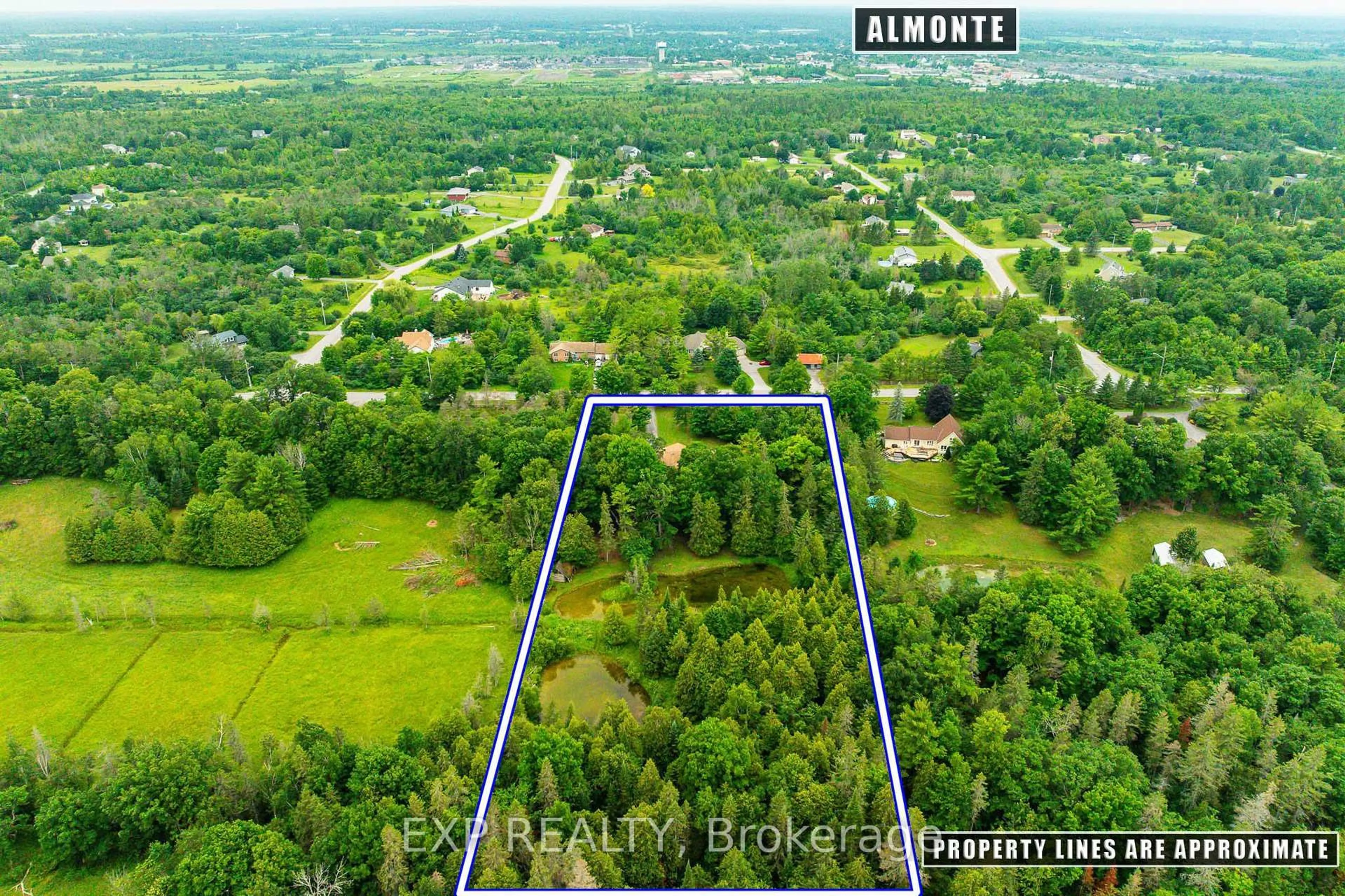 A pic from outside/outdoor area/front of a property/back of a property/a pic from drone, forest/trees view for 1826 Ramsay Concession 12 Rd, Almonte Ontario K0A 1A0