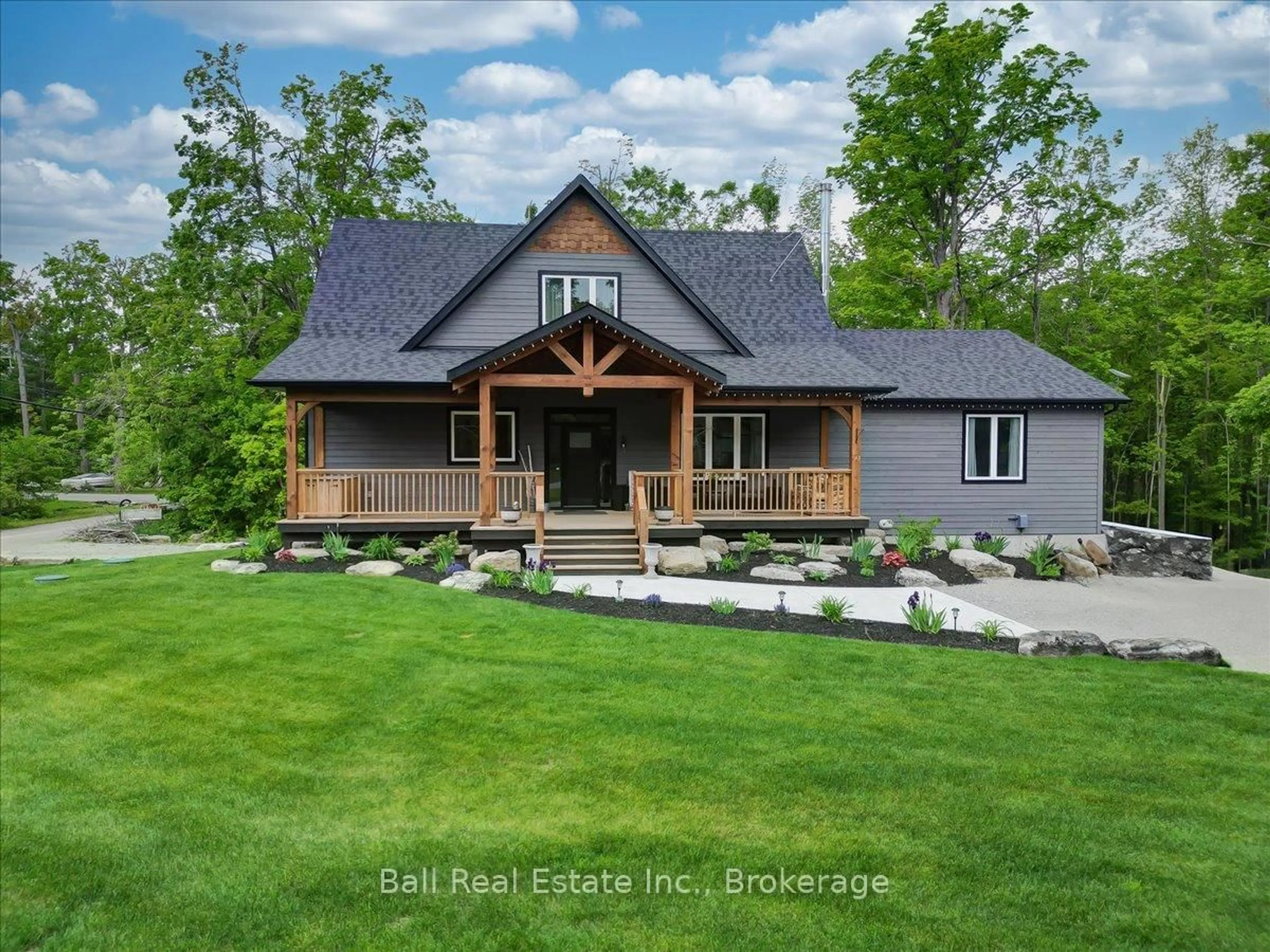 Home with brick exterior material, building for 18 Six Foot Bay Rd, Trent Lakes Ontario K0L 1J0