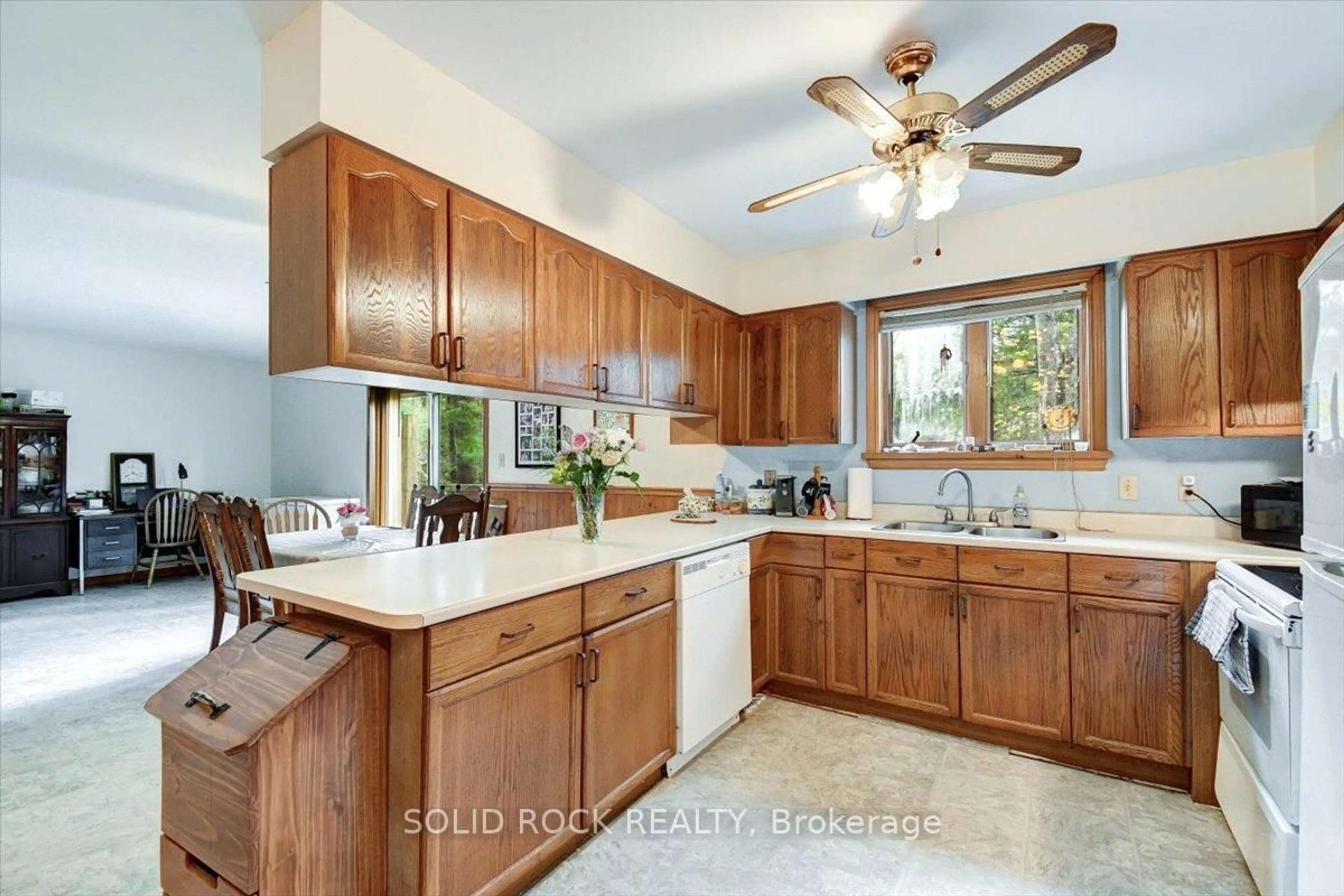 Open concept kitchen, ceramic/tile floor for 1326 12th Line, Trent Hills Ontario K0L 1L0