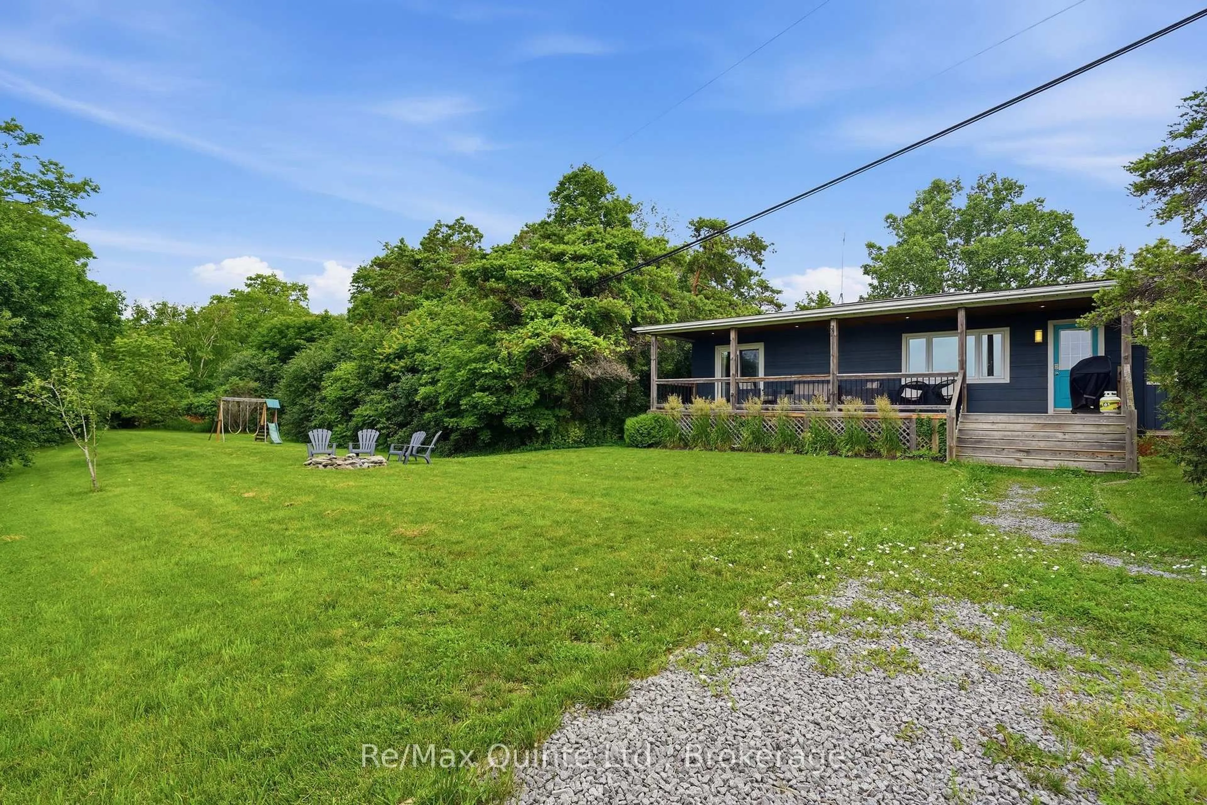 A pic from outside/outdoor area/front of a property/back of a property/a pic from drone, water/lake/river/ocean view for 6 Grays Lane, Prince Edward County Ontario K0K 1P0