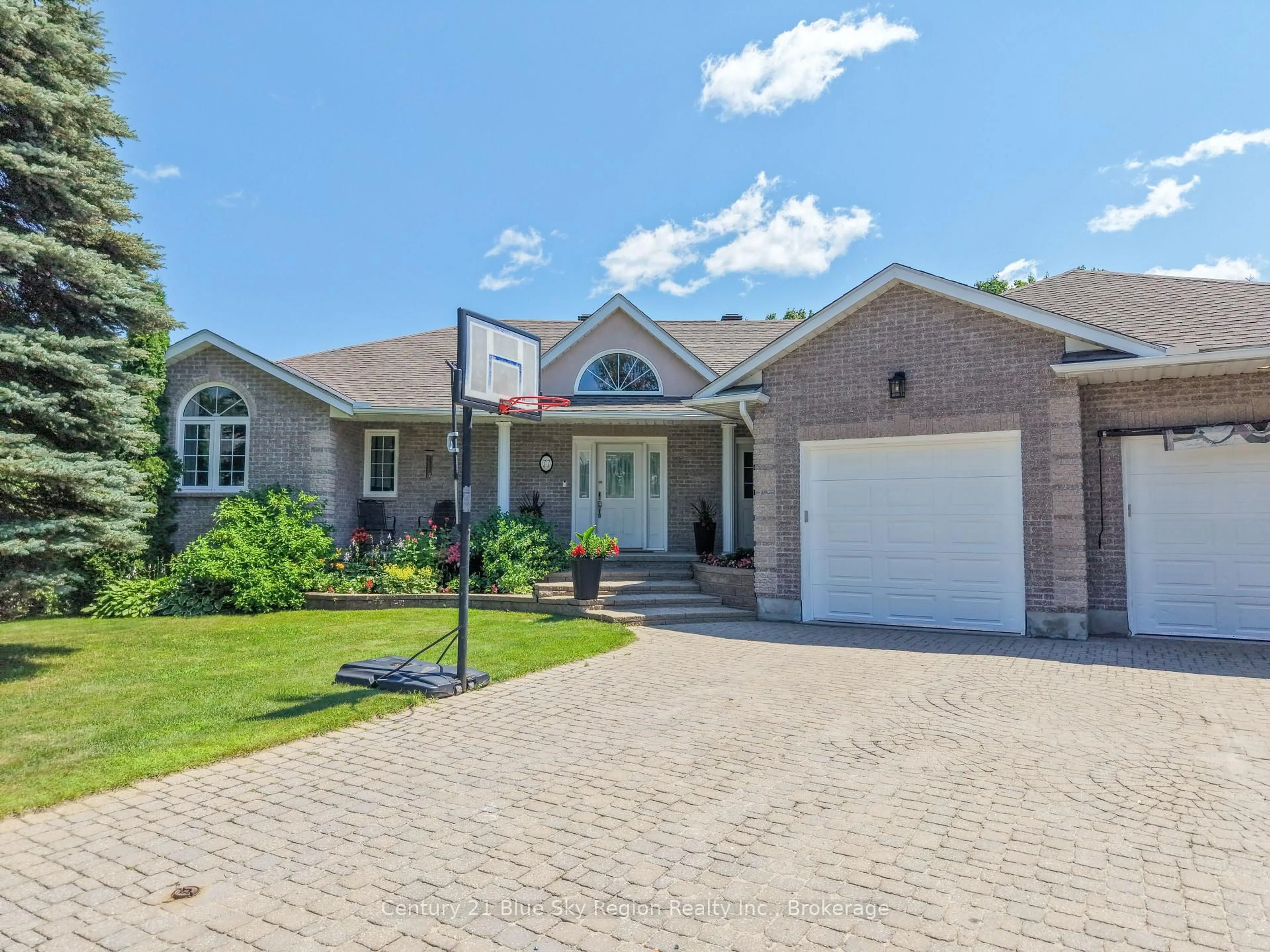 Home with brick exterior material, street for 77 Janey Ave, North Bay Ontario P1C 1M6