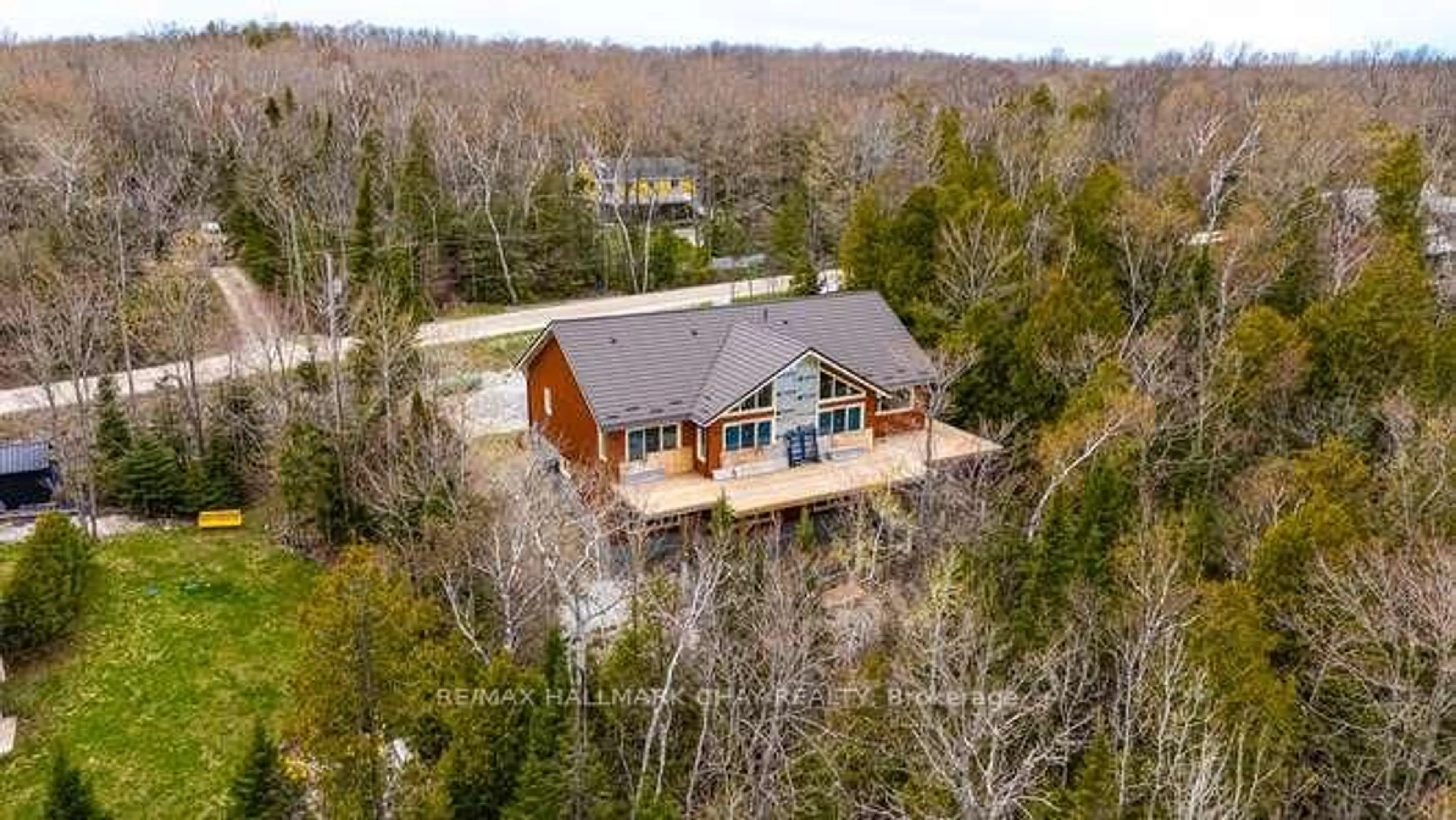 A pic from outside/outdoor area/front of a property/back of a property/a pic from drone, water/lake/river/ocean view for 120 McKague Rd, Northern Bruce Peninsula Ontario N0H 1W0
