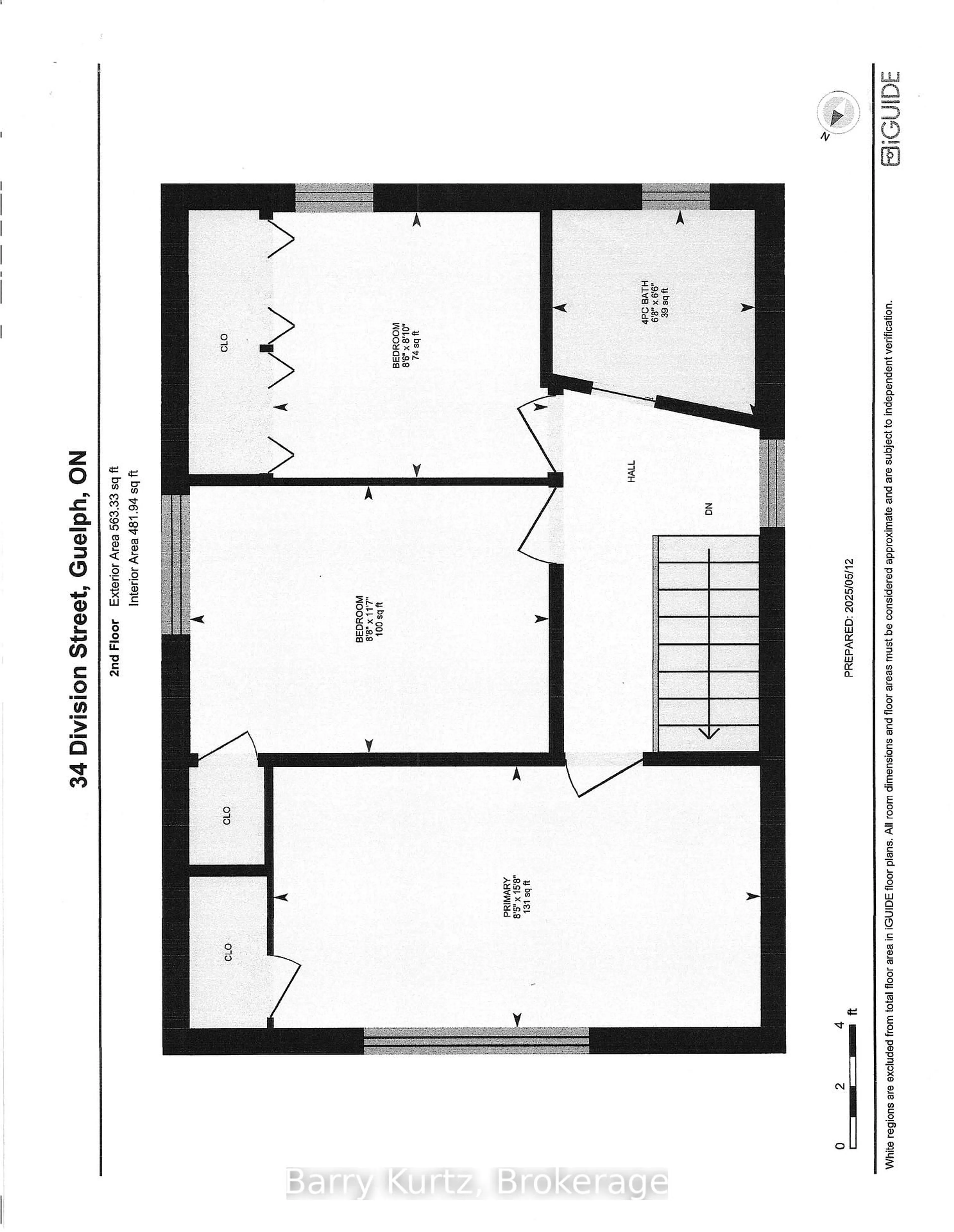 Floor plan for 34 Division St, Guelph Ontario N1E 1T4