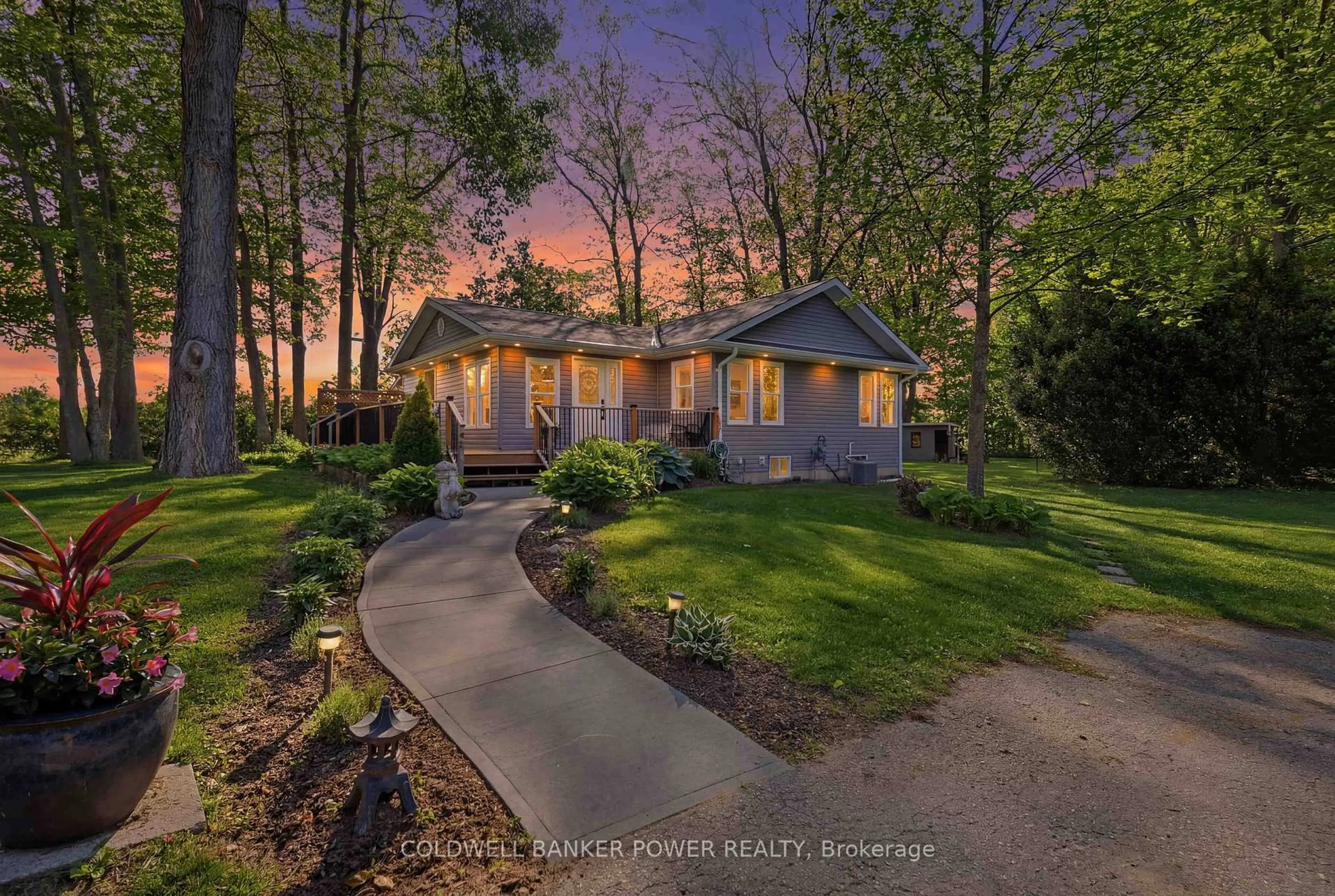 A pic from outside/outdoor area/front of a property/back of a property/a pic from drone, water/lake/river/ocean view for 26041 Queens Line, West Elgin Ontario N0L 2P0