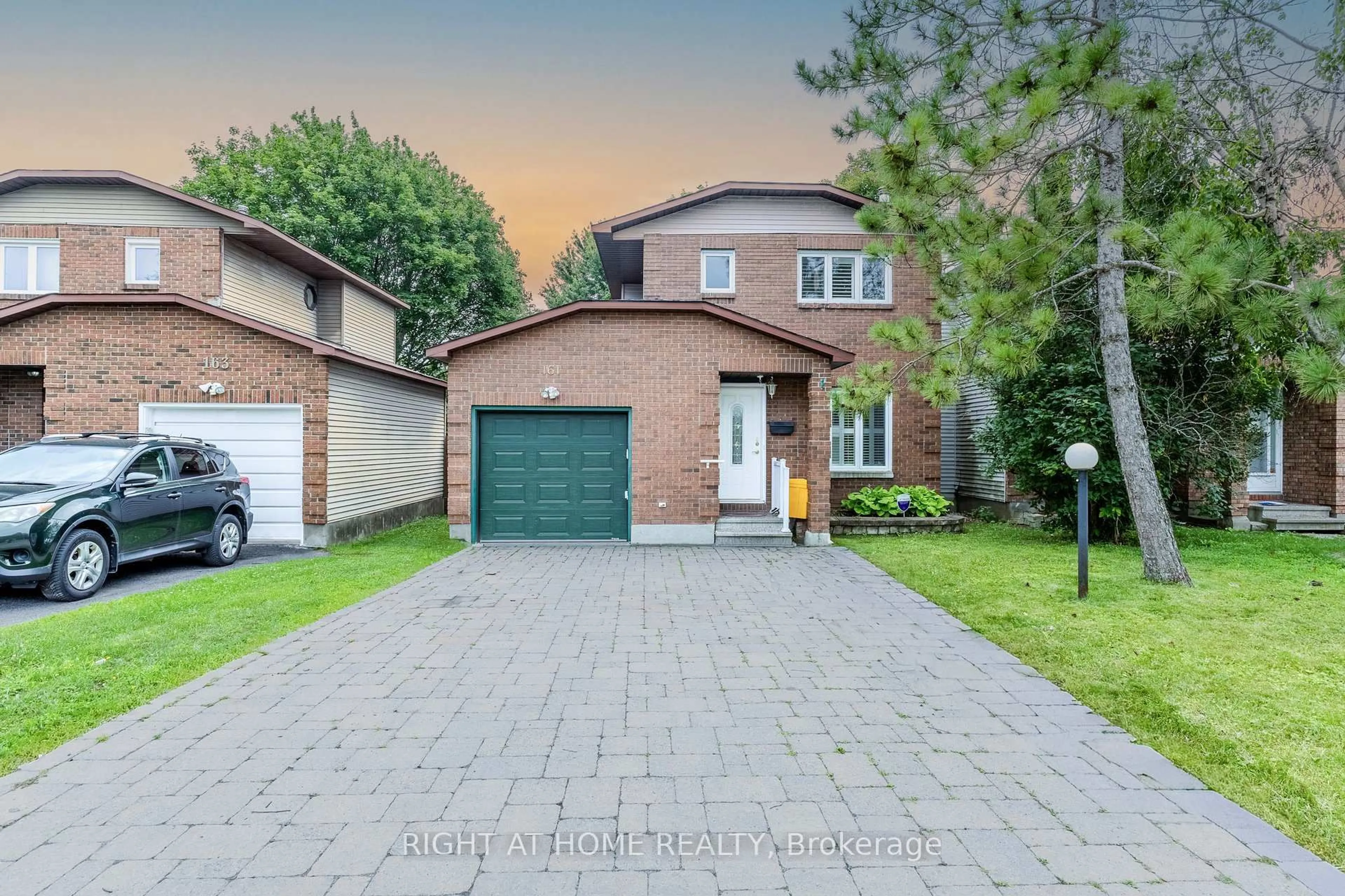 Home with brick exterior material, street for 161 Pheasant Run Dr, Ottawa Ontario K2J 2R1