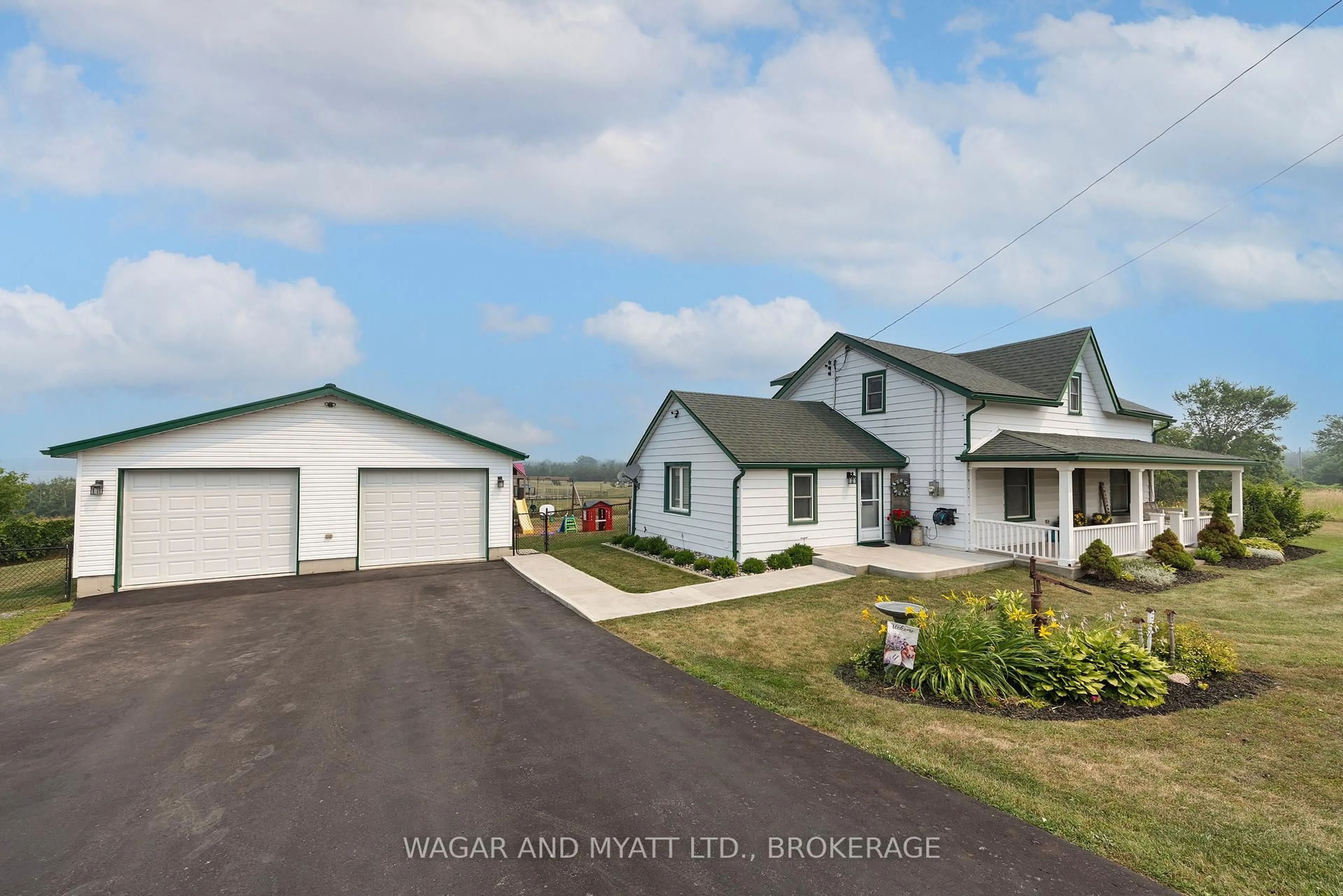 A pic from outside/outdoor area/front of a property/back of a property/a pic from drone, water/lake/river/ocean view for 1369 County 9 Rd, Napanee Ontario K7R 3K8