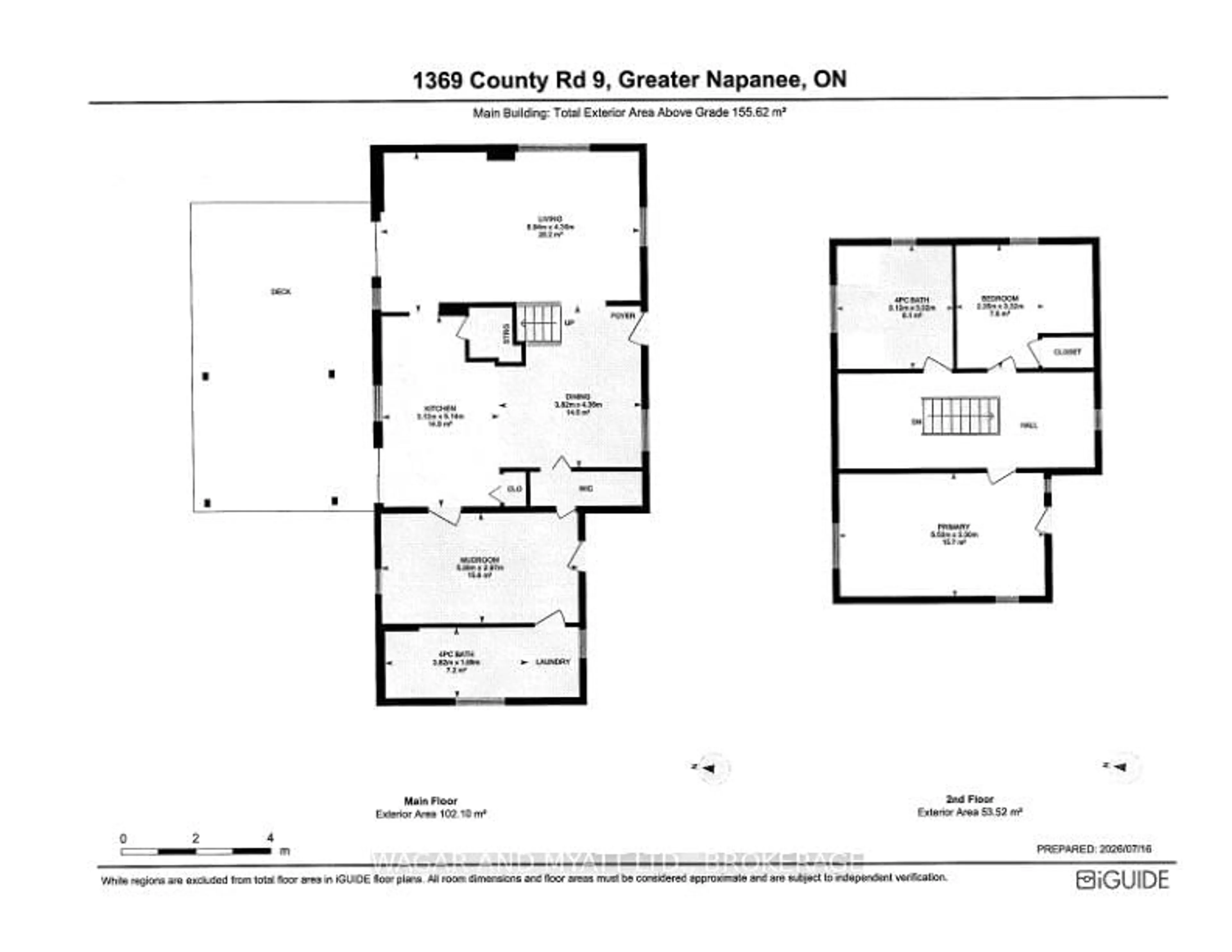 Floor plan for 1369 County 9 Rd, Napanee Ontario K7R 3K8