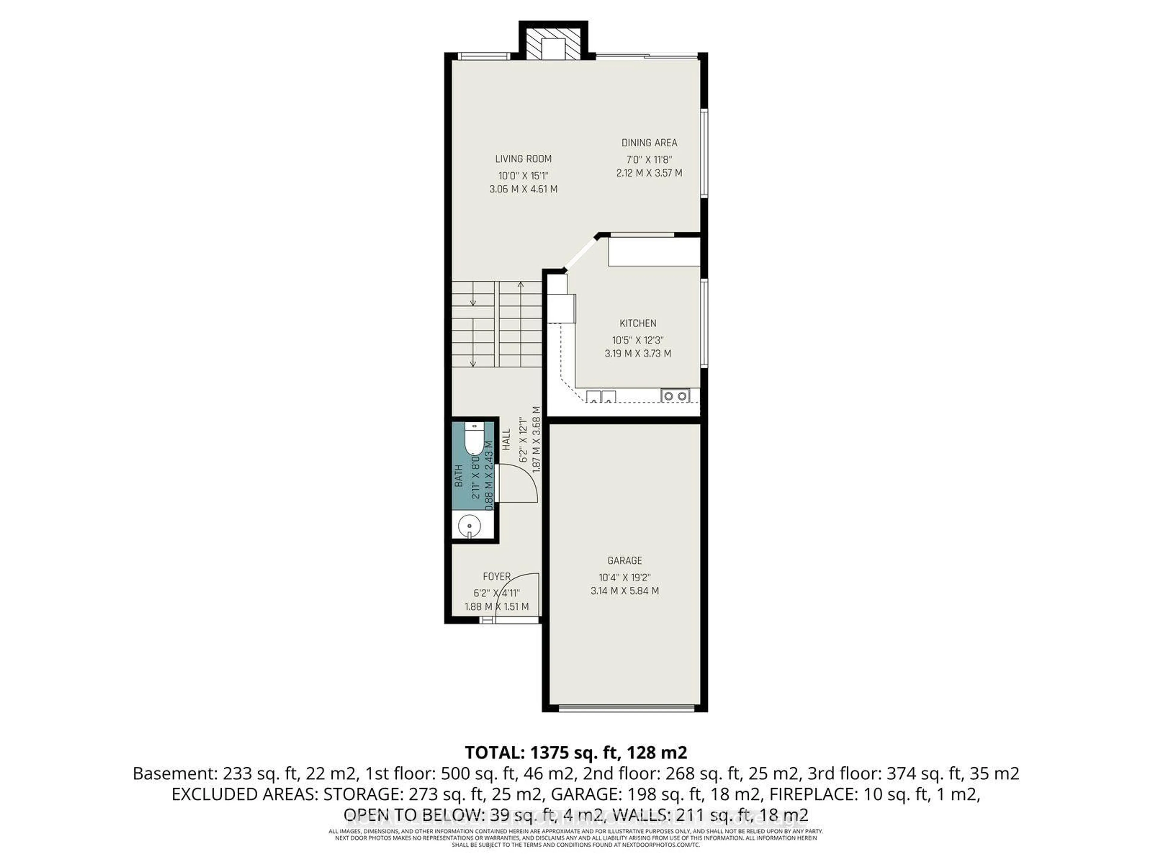 Floor plan for 1403 Beaucourt Pl, Ottawa Ontario K4A 1W3