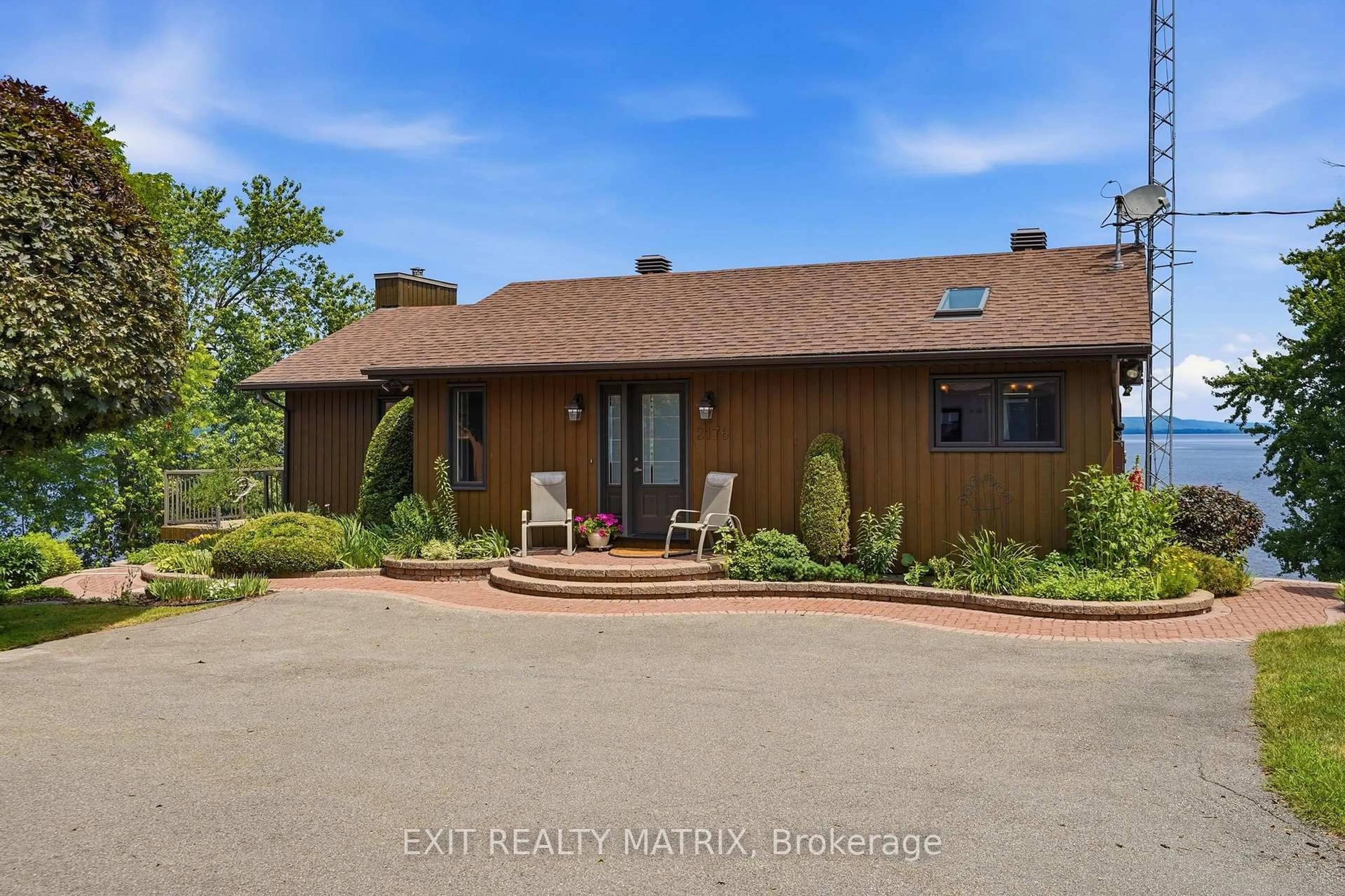 Patio, water/lake/river/ocean view for 2176 Bay Rd, Champlain Ontario K0B 1K0