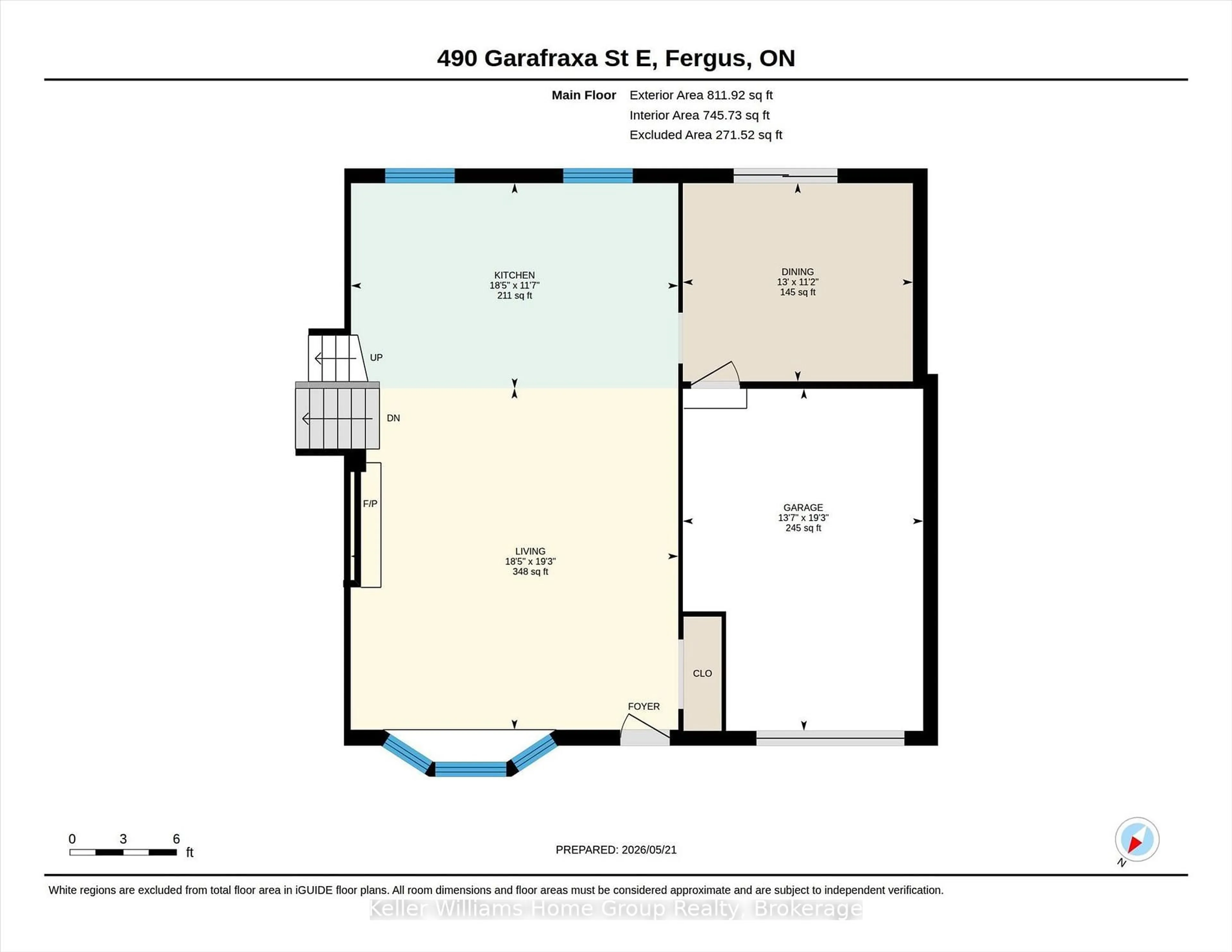 Floor plan for 490 Garafraxa St, Centre Wellington Ontario N1M 1E5