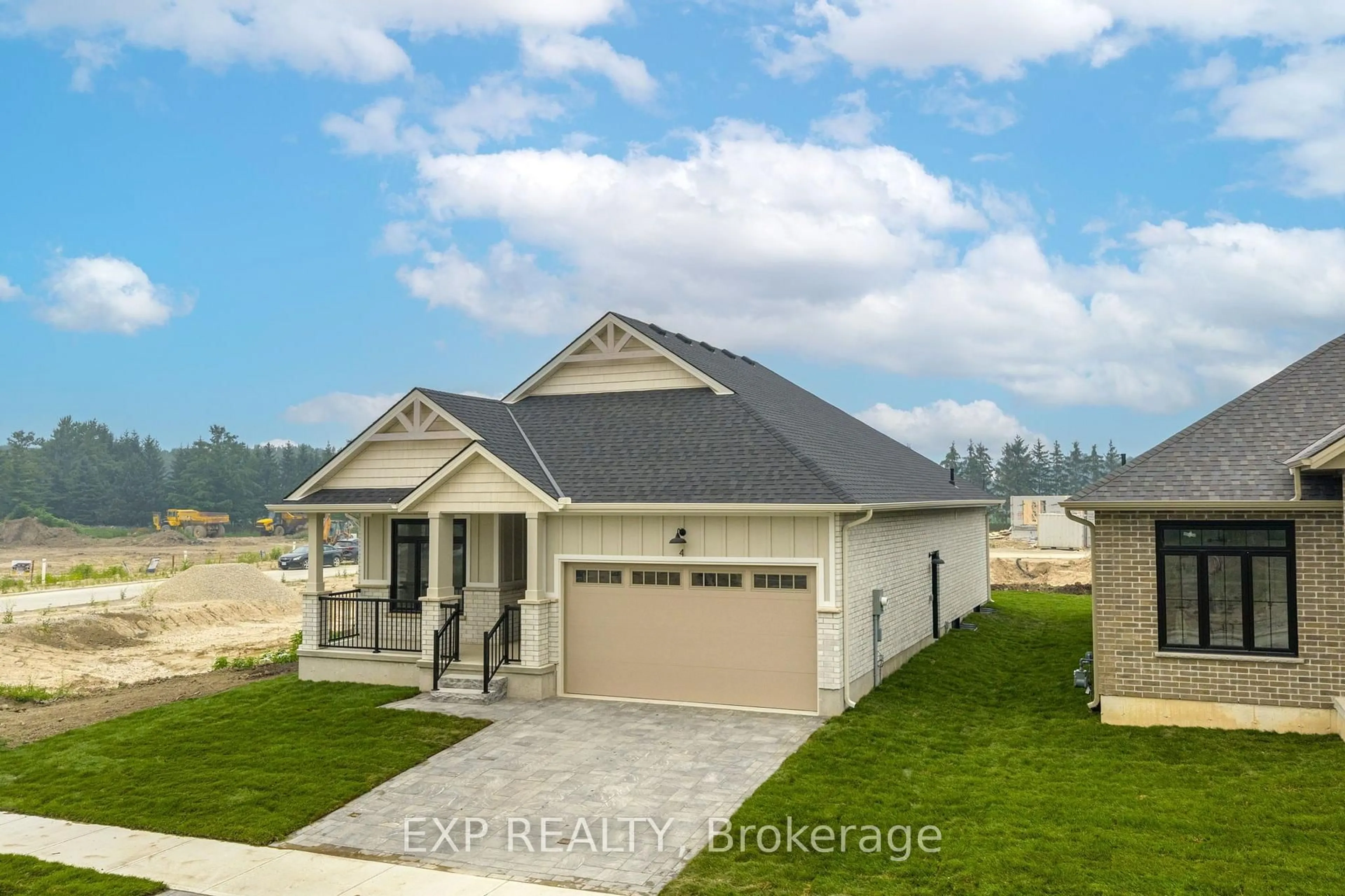 A pic from outside/outdoor area/front of a property/back of a property/a pic from drone, unknown for 73 Dearing Dr, South Huron Ontario N0M 1T0