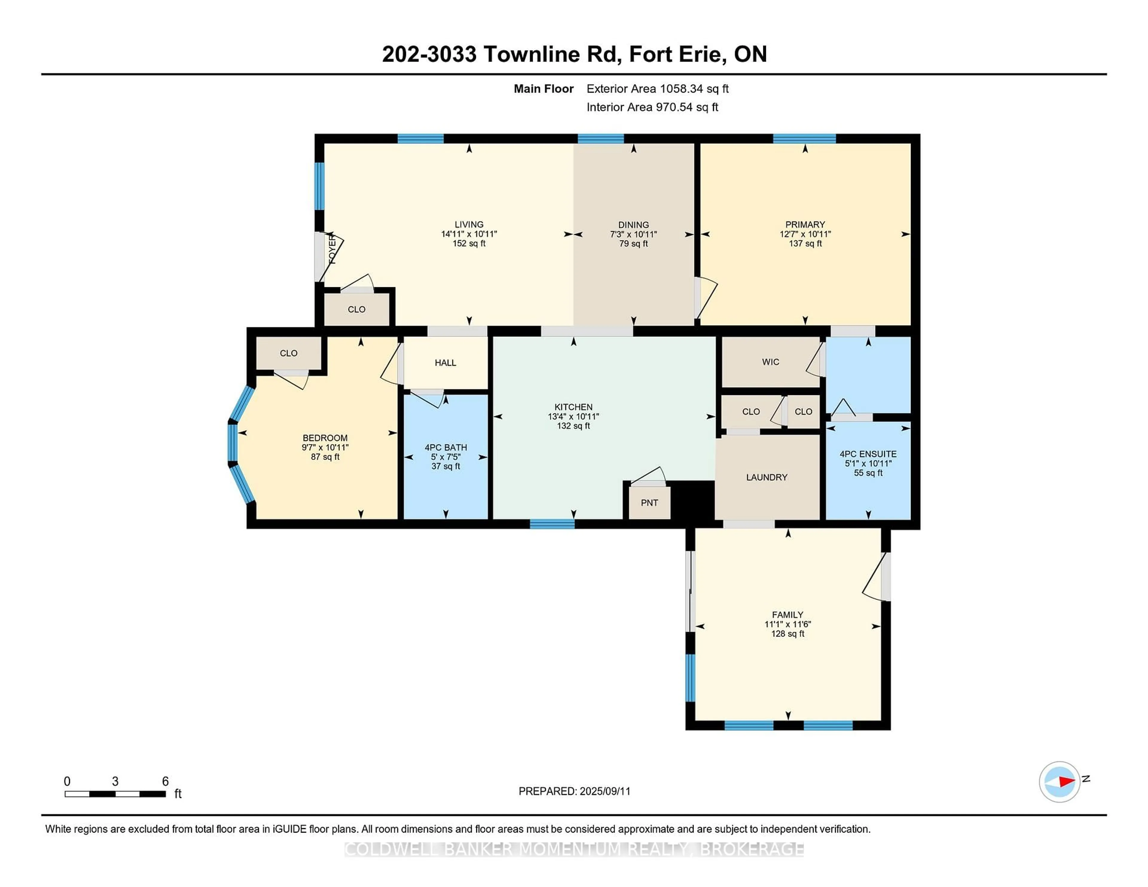 Floor plan for 3033 Townline Rd #202, Fort Erie Ontario L0S 1S1