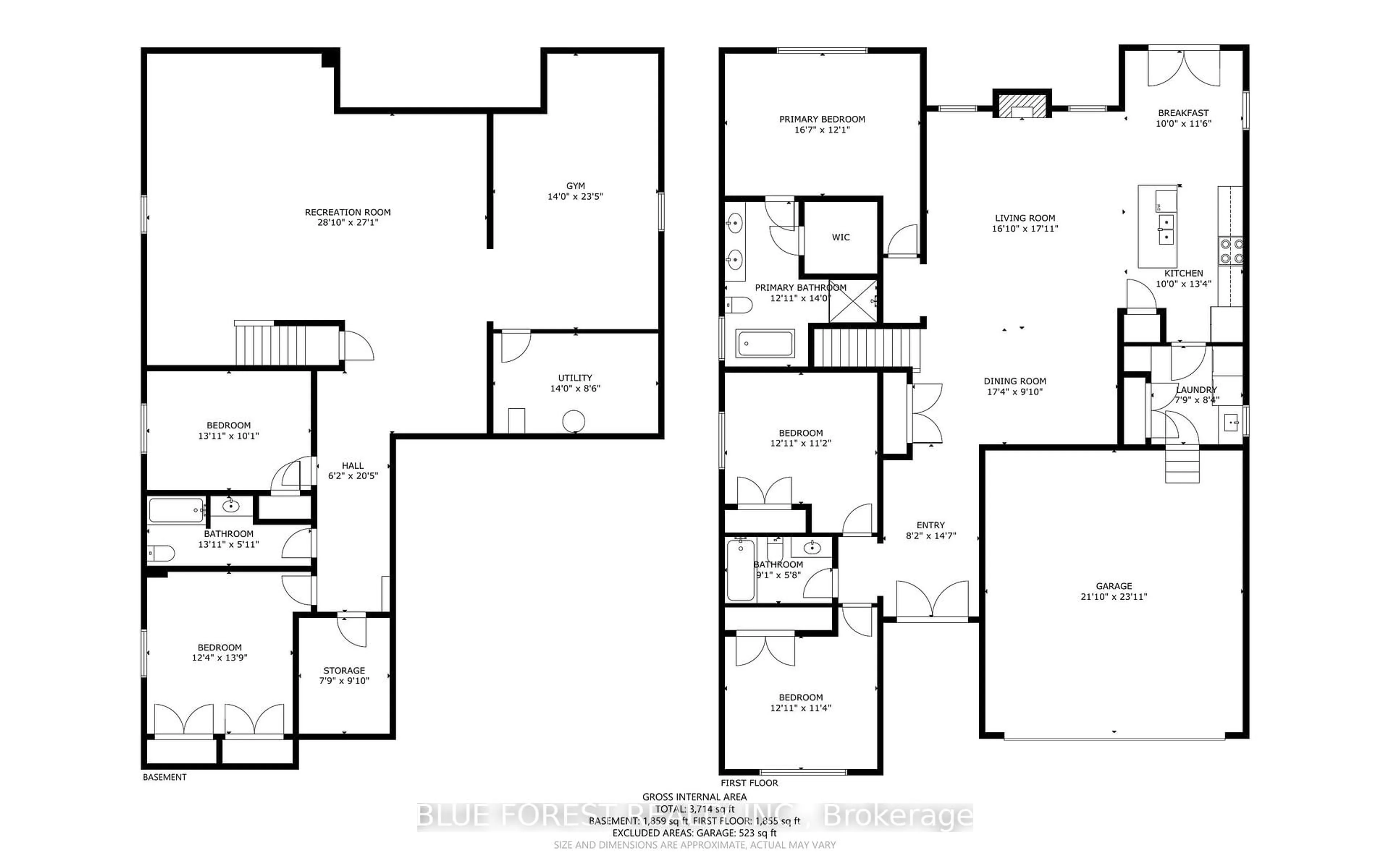 Floor plan for 14 Thames Springs Cres, Zorra Ontario N0M 2M0