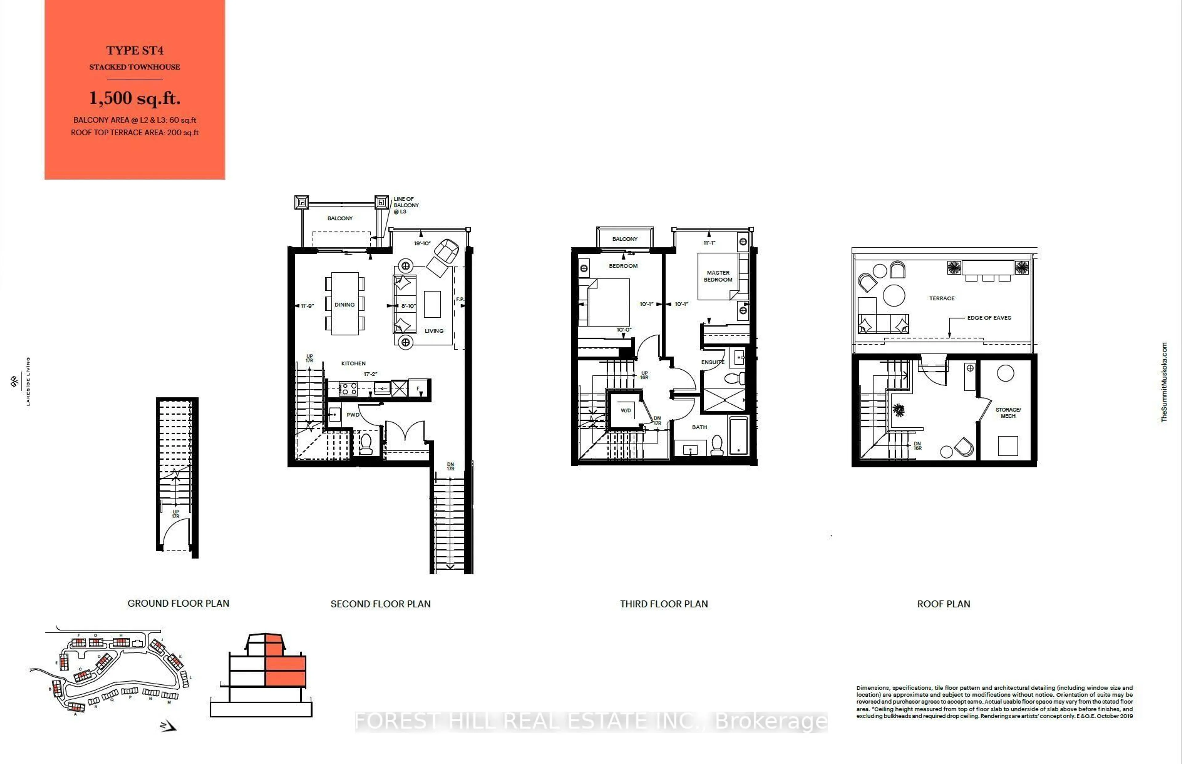 Floor plan for 119 Town Line Rd #F109, Huntsville Ontario P1H 1S7
