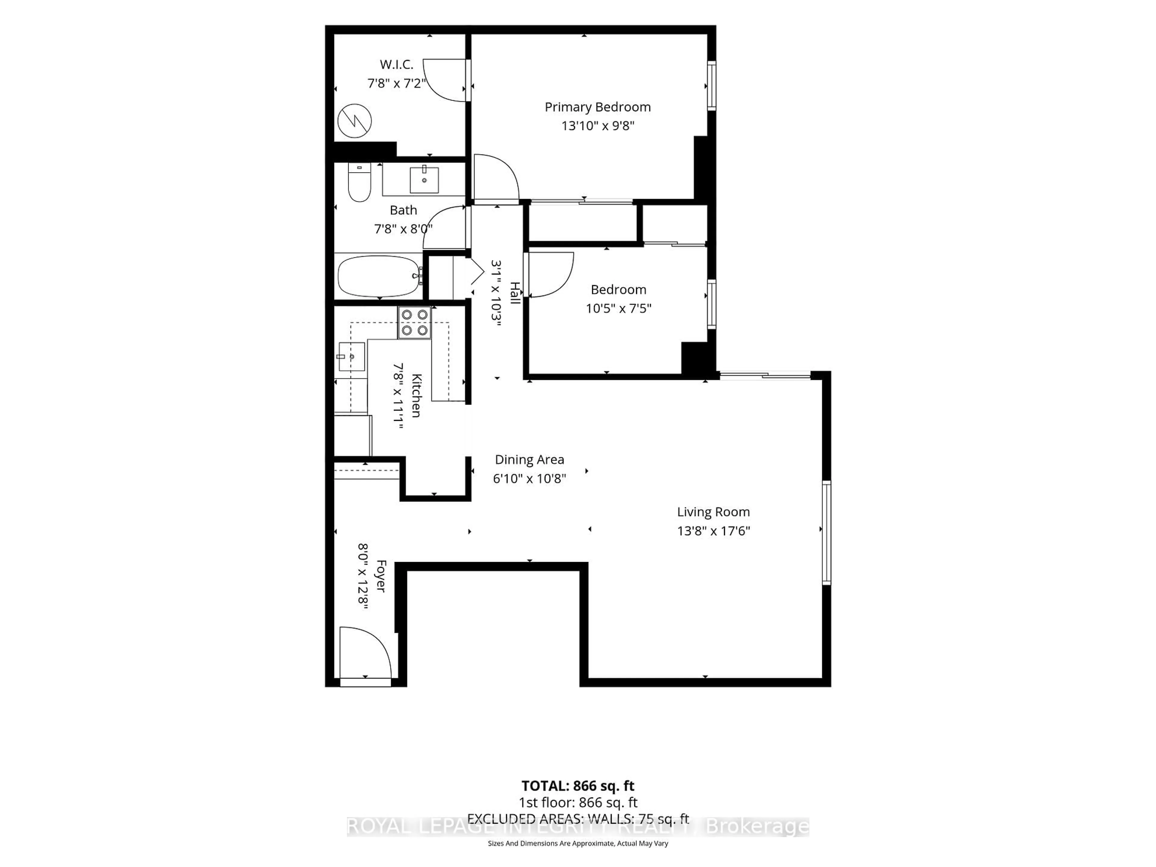 Floor plan for 475 Laurier Ave #2001, Ottawa Ontario K1R 7X1