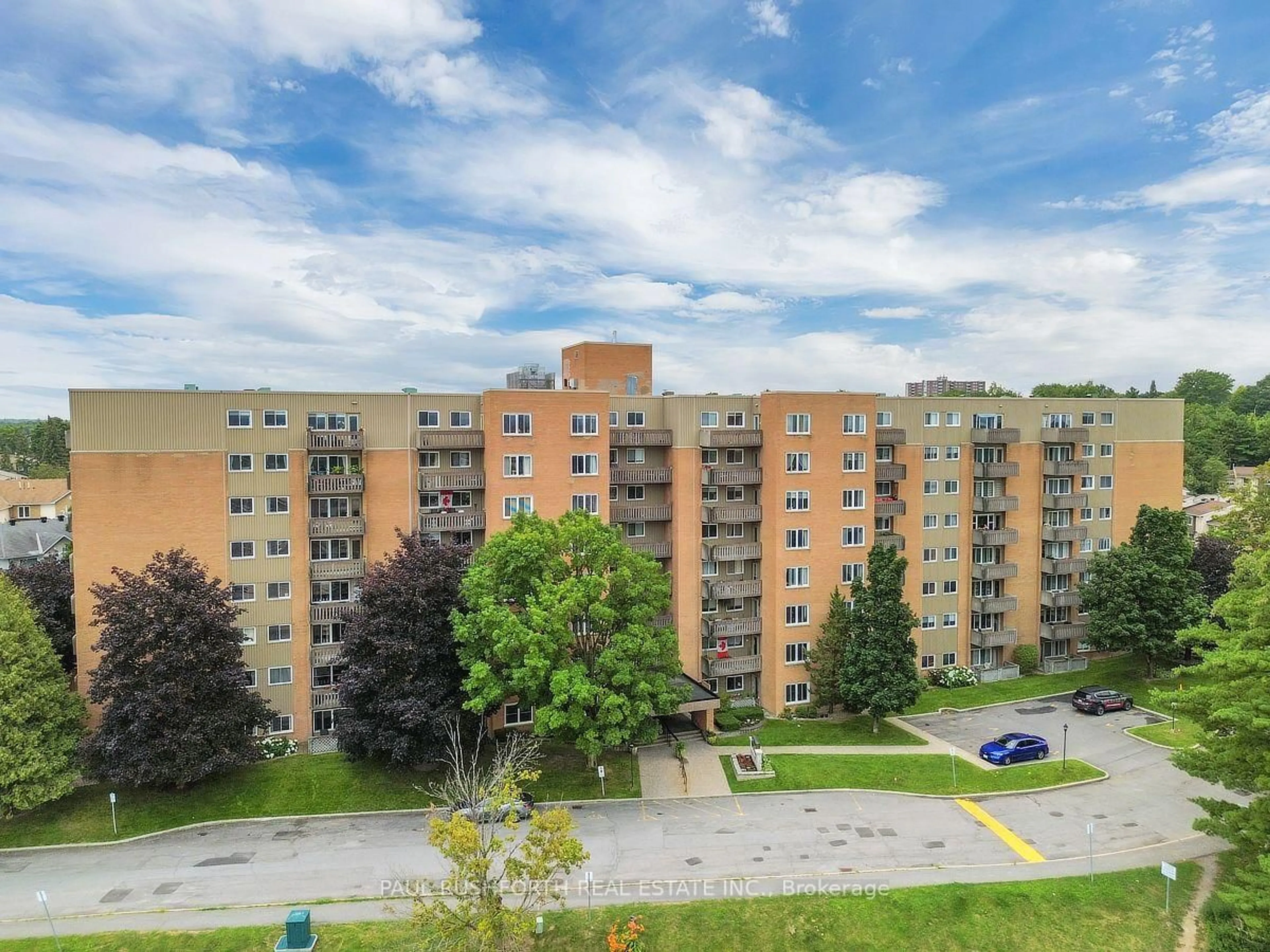 A pic from outside/outdoor area/front of a property/back of a property/a pic from drone, city buildings view from balcony for 1599 Lassiter Terr #103, Ottawa Ontario K1J 8R6