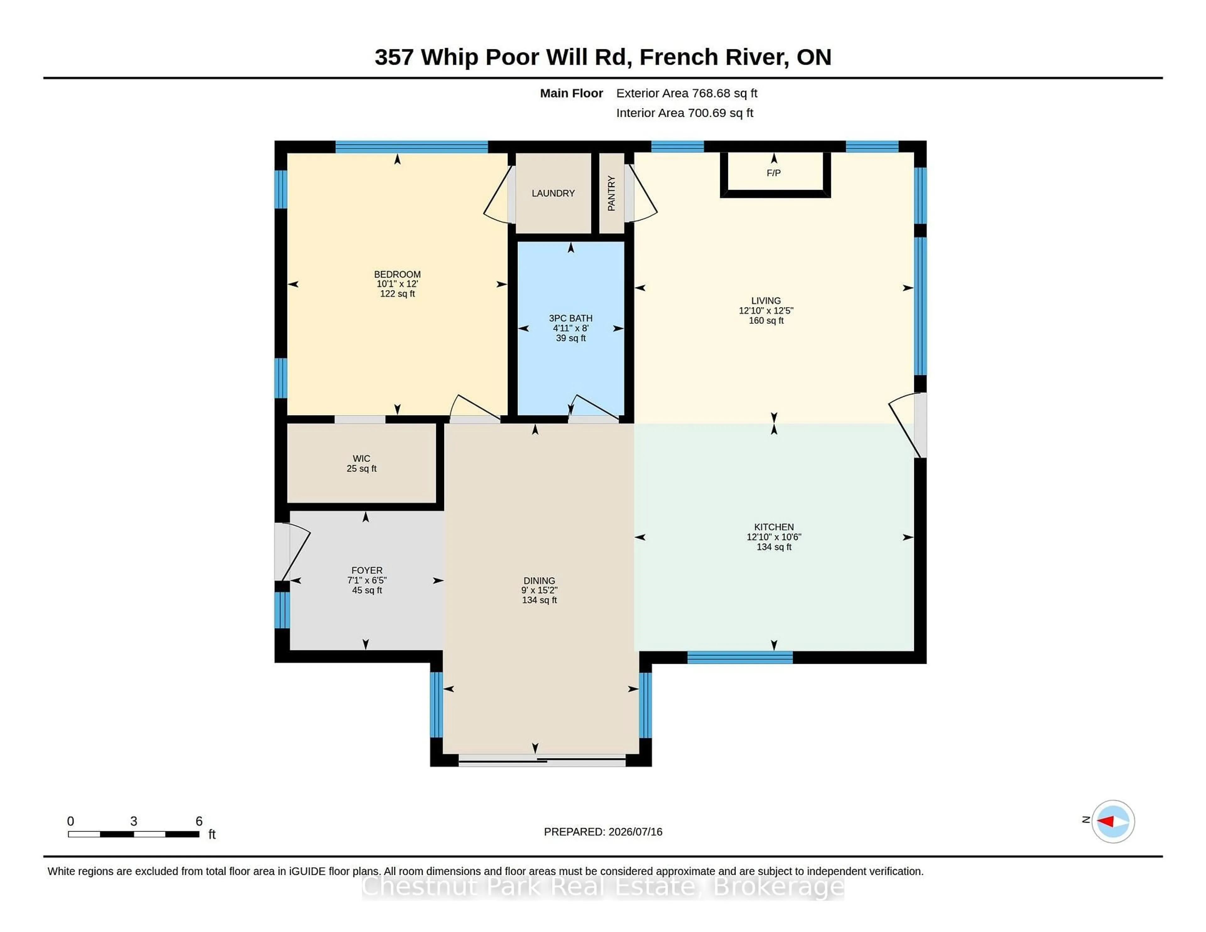 Floor plan for 357 Whip Poor Will Rd, French River Ontario P0M 1A0