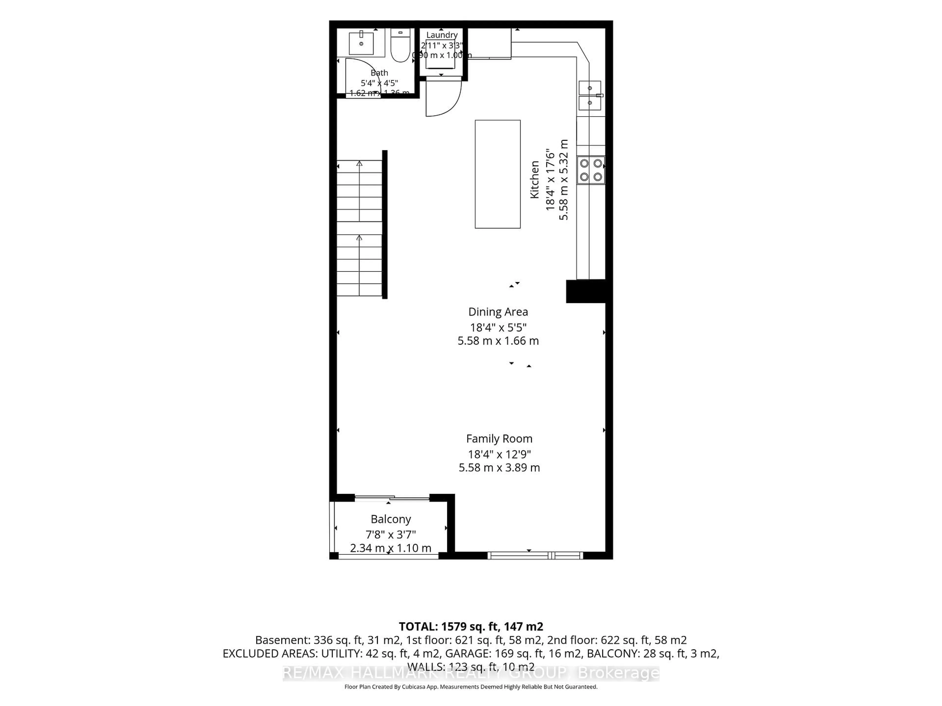 Floor plan for 43 Bachman Terr, Ottawa Ontario K2L 1W2