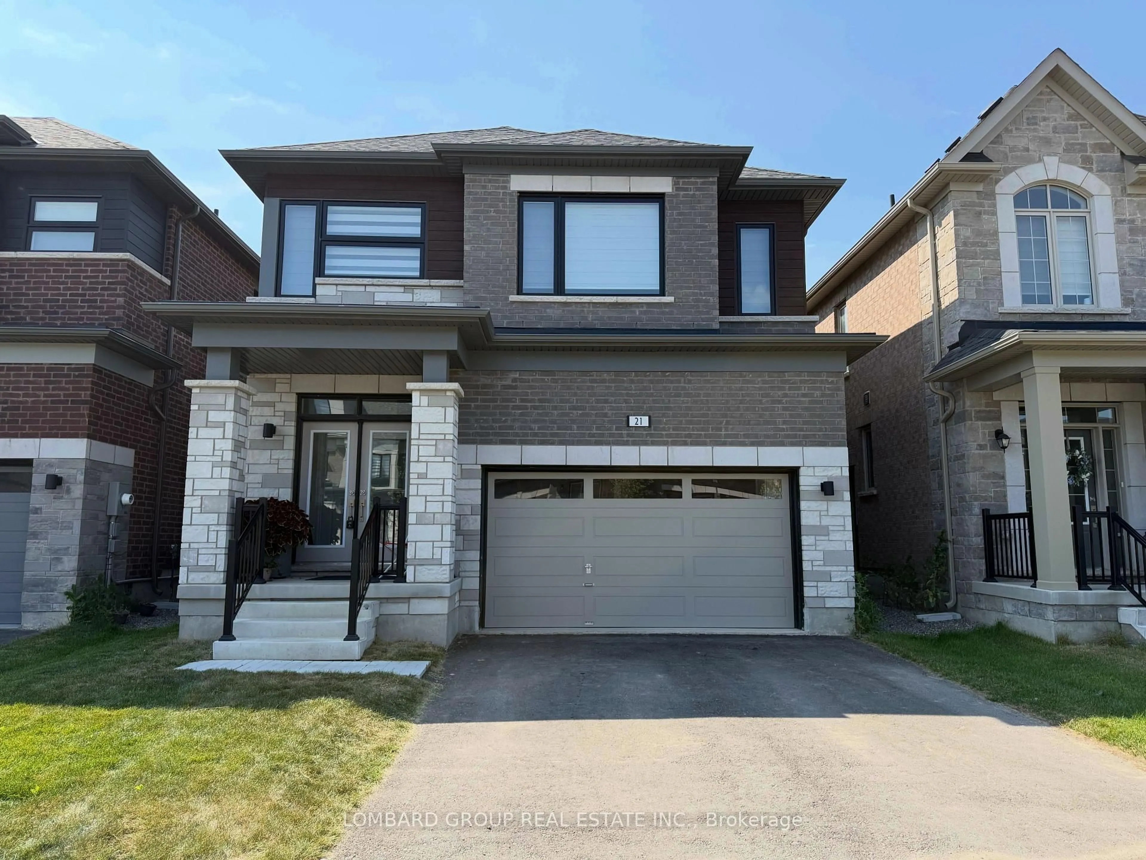 Home with brick exterior material, street for 21 Stanley Leitch Dr, Erin Ontario N0B 1T0