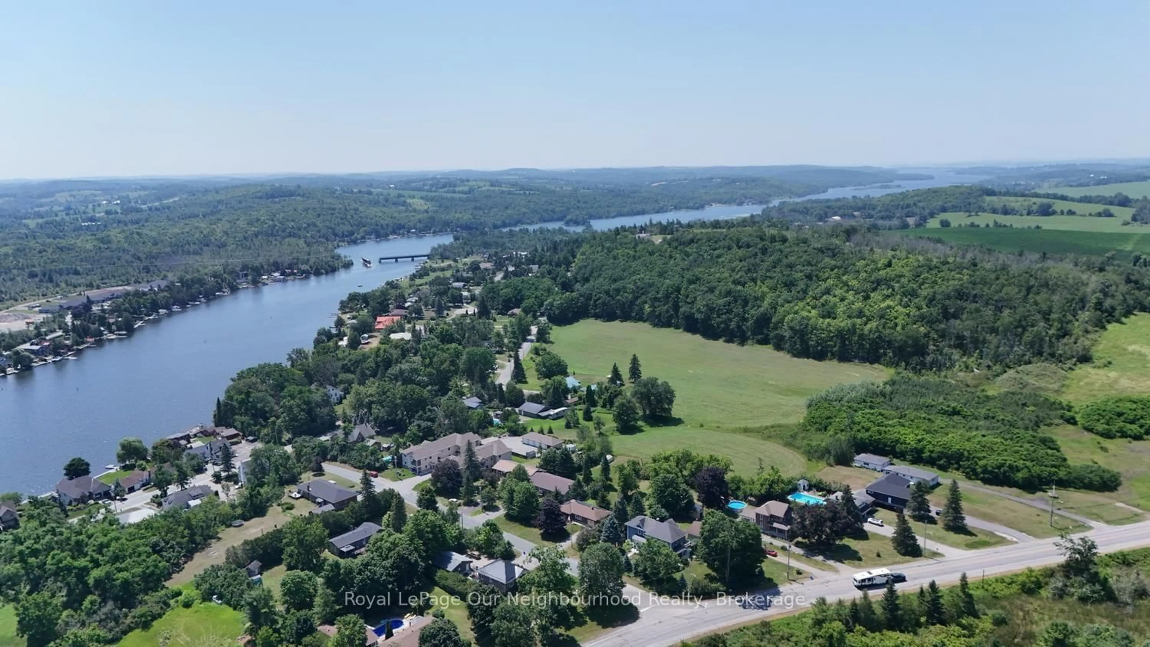 A pic from outside/outdoor area/front of a property/back of a property/a pic from drone, water/lake/river/ocean view for 52 Elizabeth St, Trent Hills Ontario K0L 1Y0