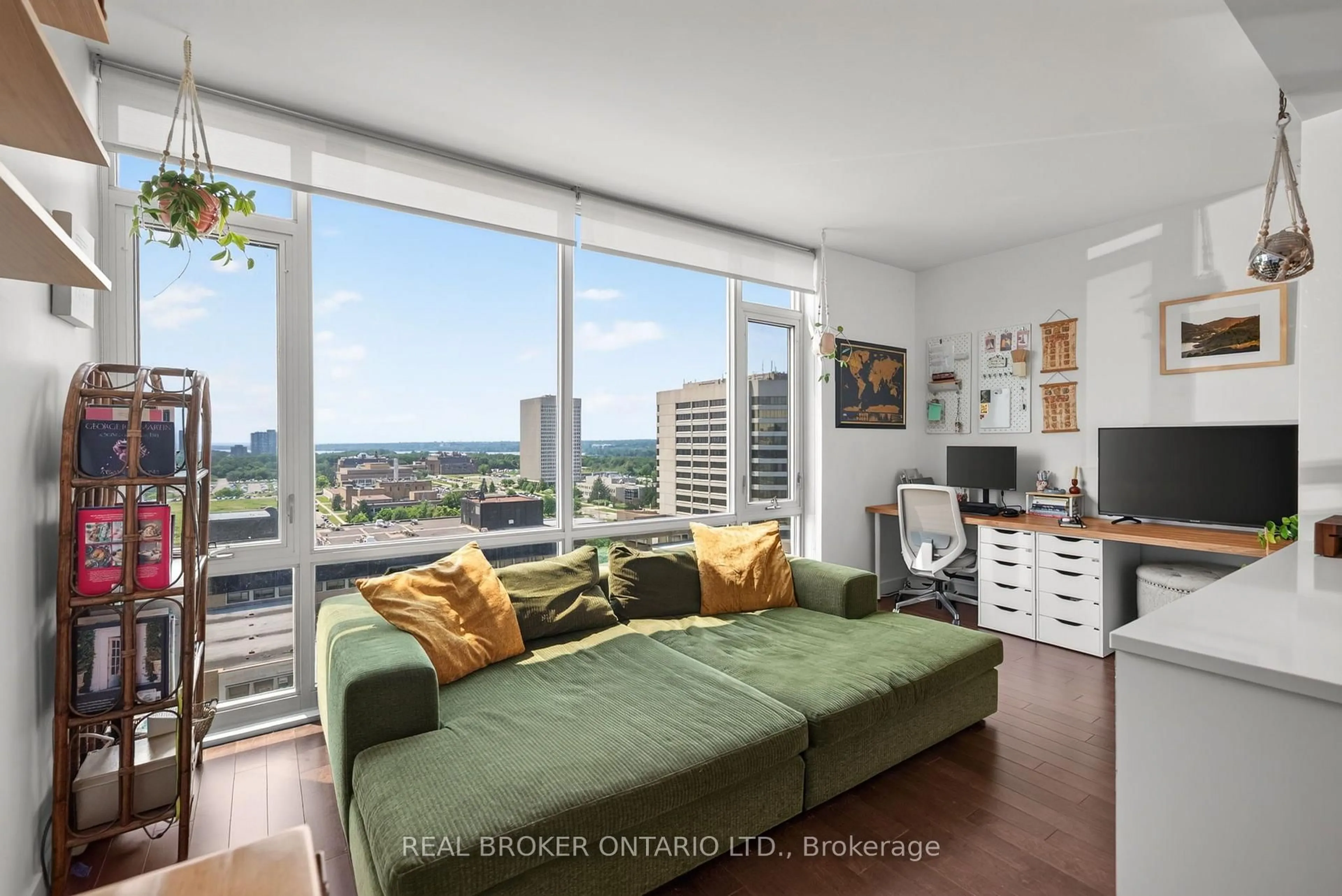 Living room with furniture, unknown for 201 Parkdale Ave #1506, Ottawa Ontario K1Y 1E8