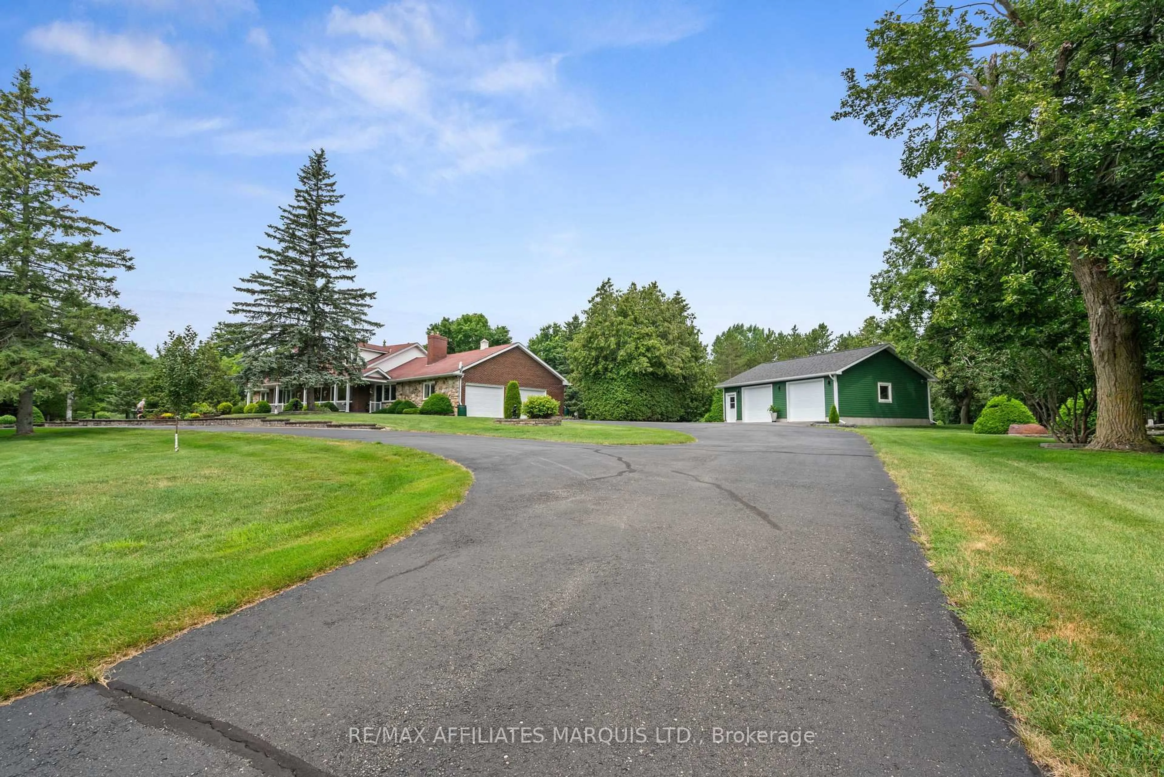 A pic from outside/outdoor area/front of a property/back of a property/a pic from drone, water/lake/river/ocean view for 20233 Kenyon Concession 4 Rd, North Glengarry Ontario K0C 1A0
